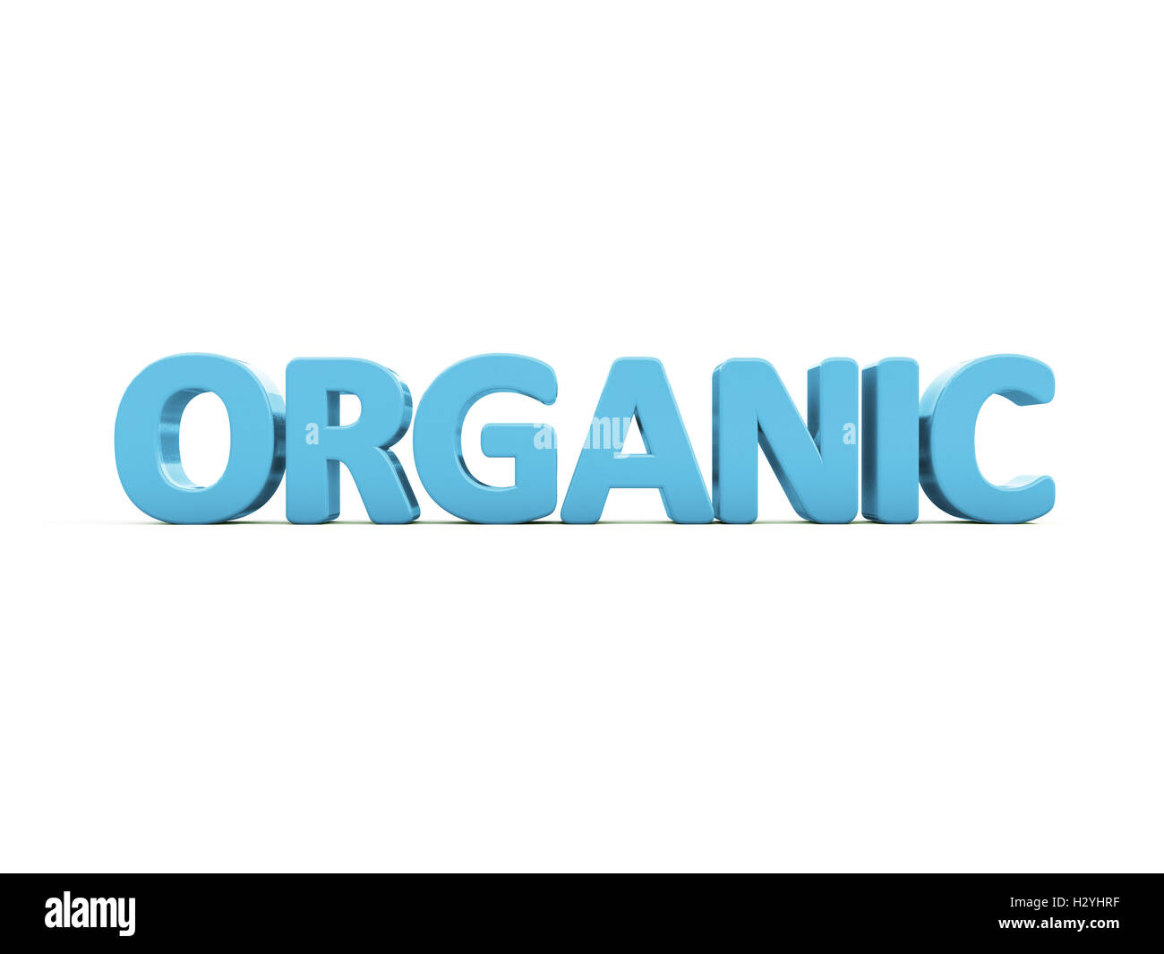 3d organic Stock Photo