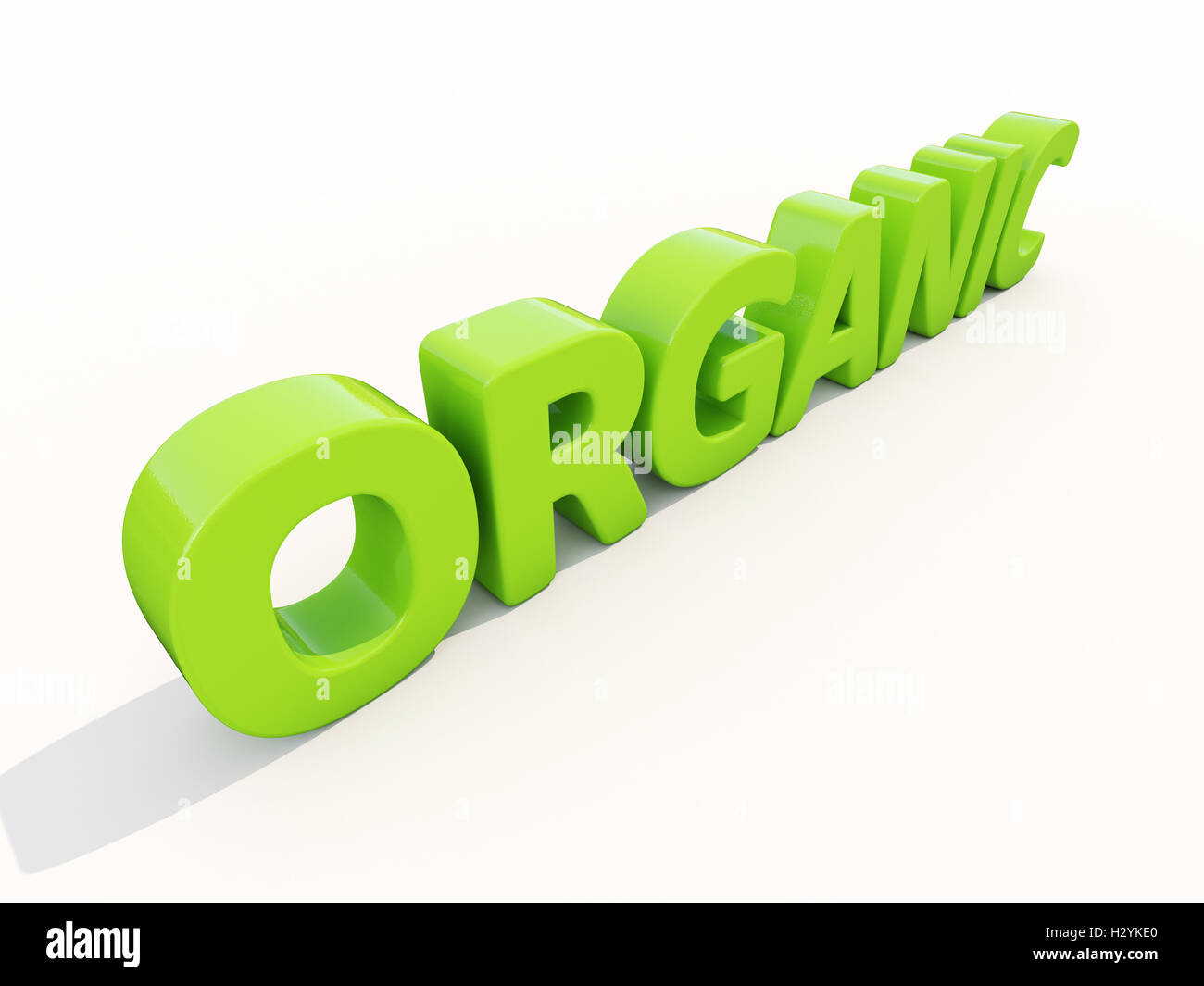 3d organic Stock Photo