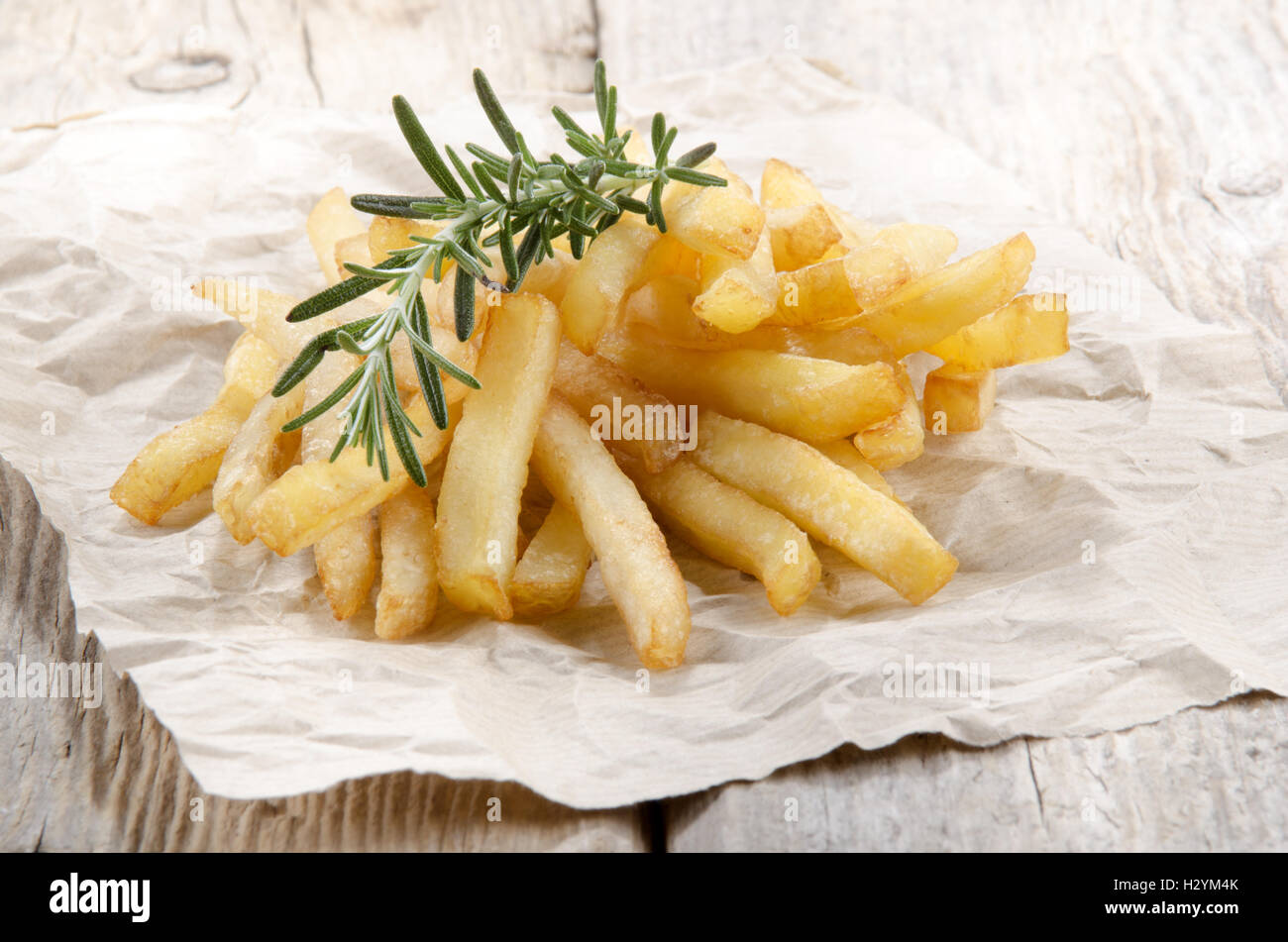 french fries with fresh rosemary Stock Photo Alamy