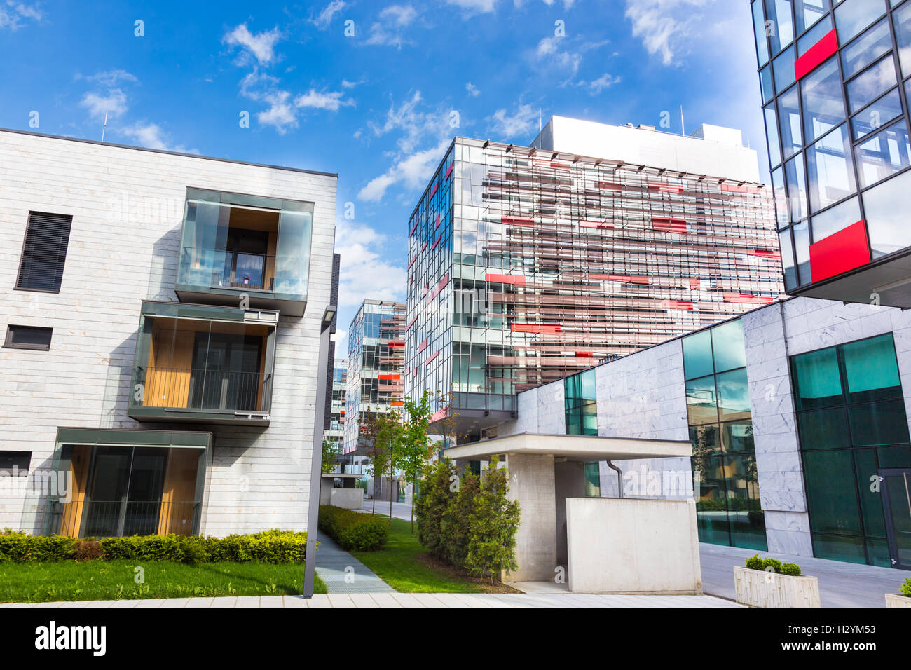 Modern residential architecture Stock Photo - Alamy