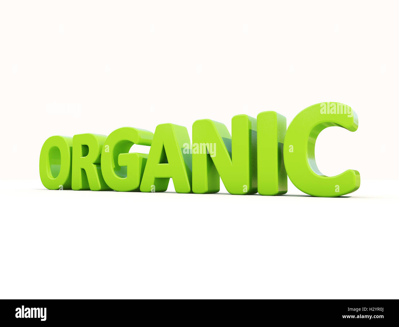 3d organic Stock Photo