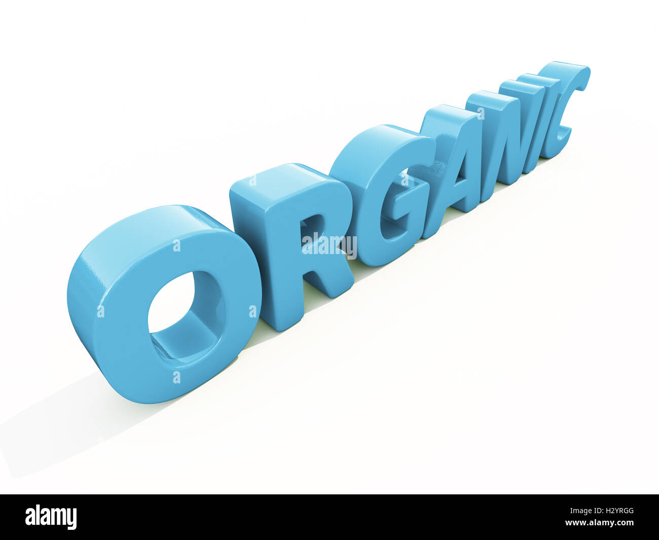 3d organic Stock Photo