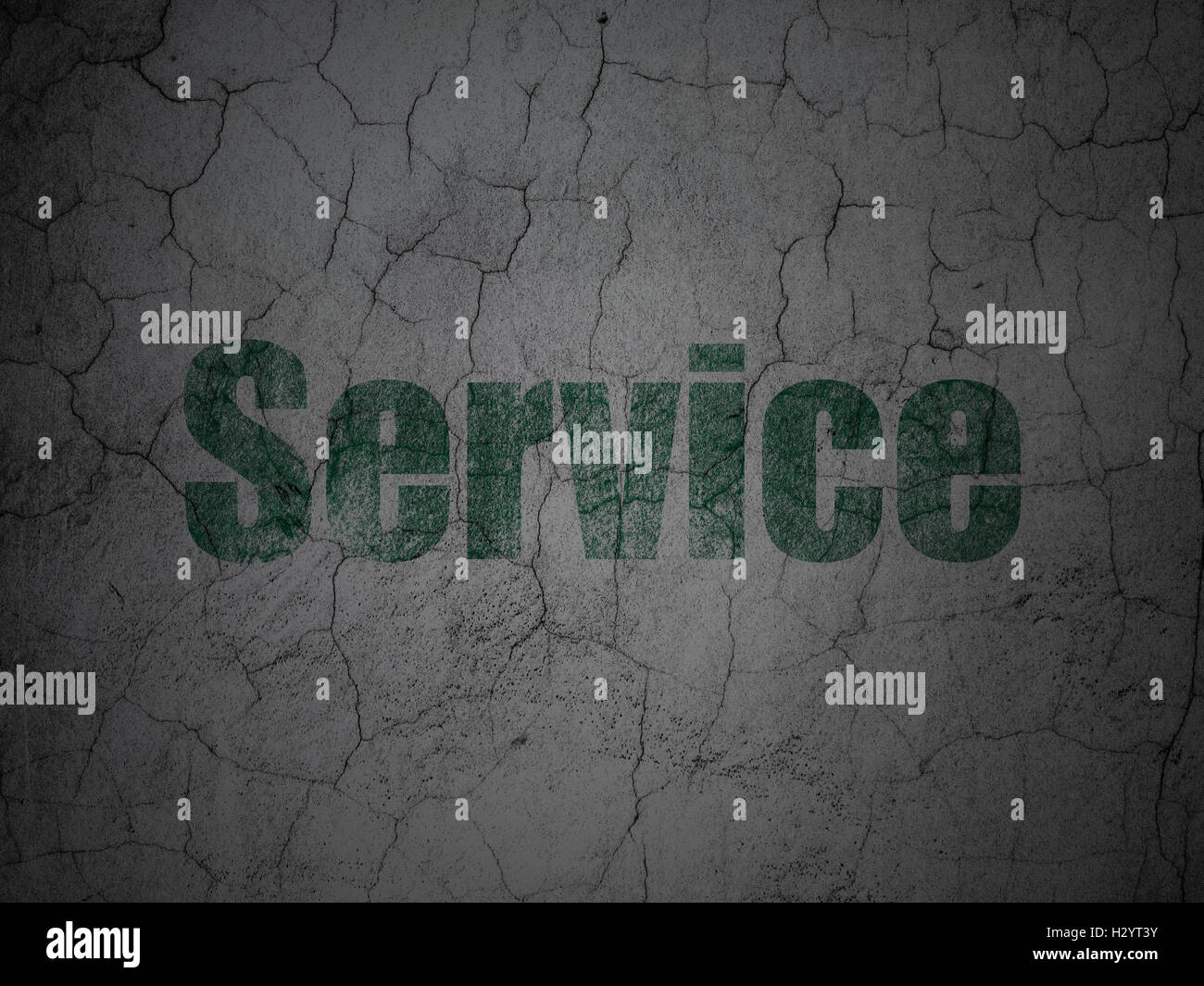Business concept: Service on grunge wall background Stock Photo - Alamy