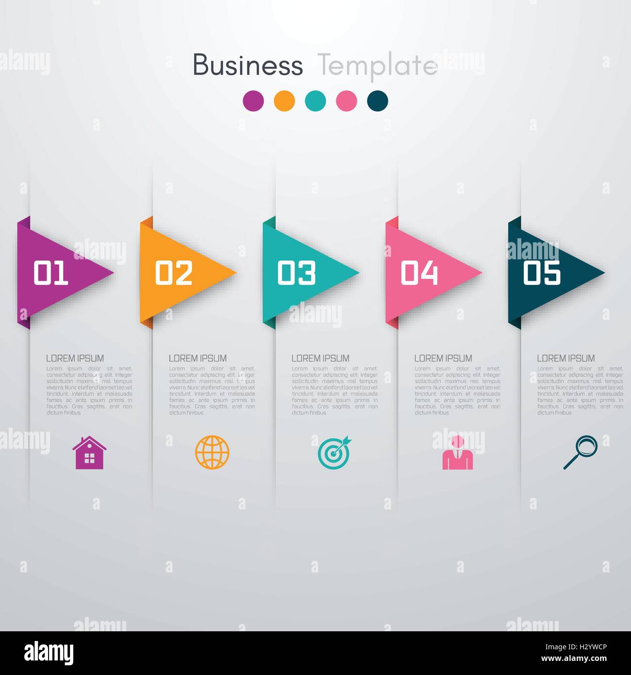 Vector arrows infographic. Template for diagram Stock Vector Image ...