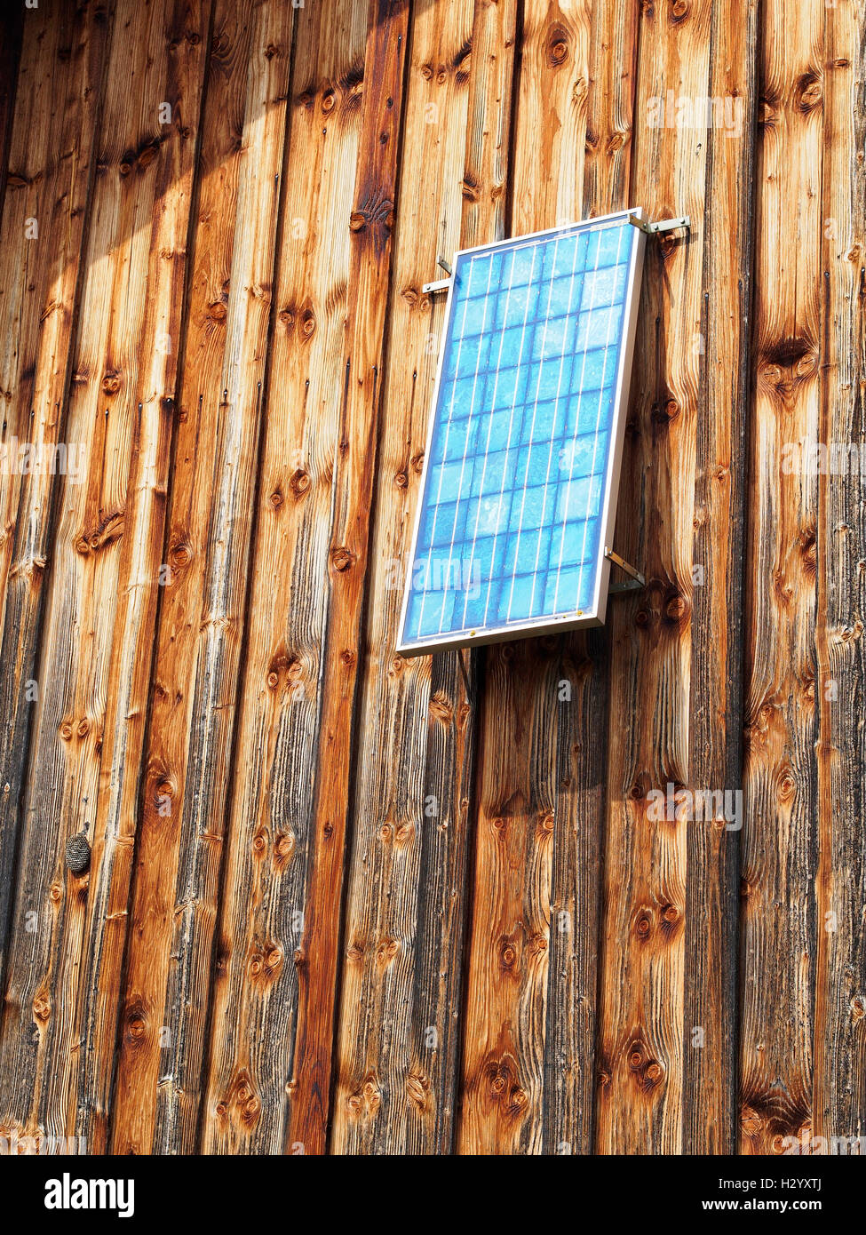 Solar panel barn Stock Photo - Alamy