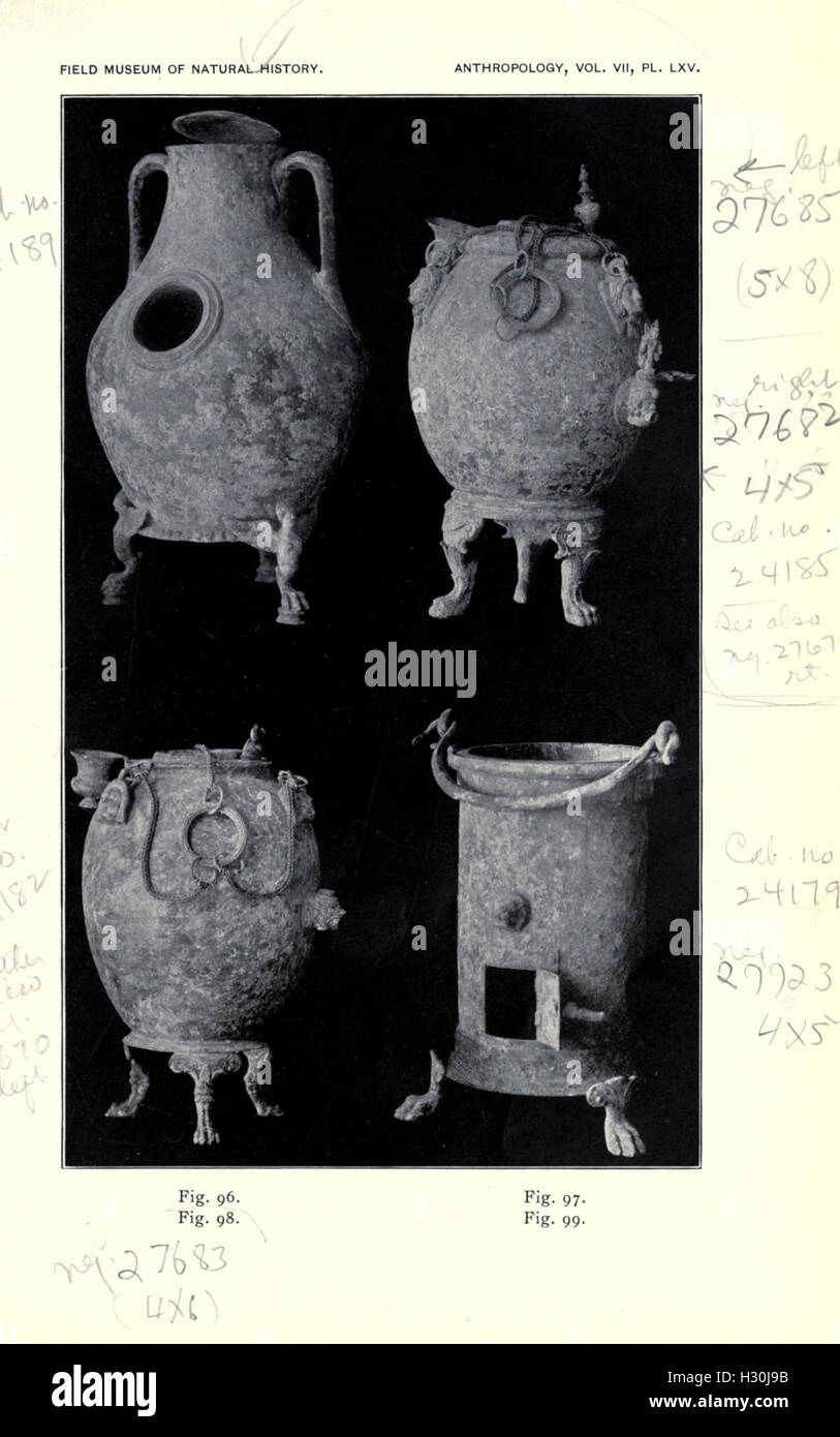 A detailed catalogue of bronzes and other artifacts housed in the Field