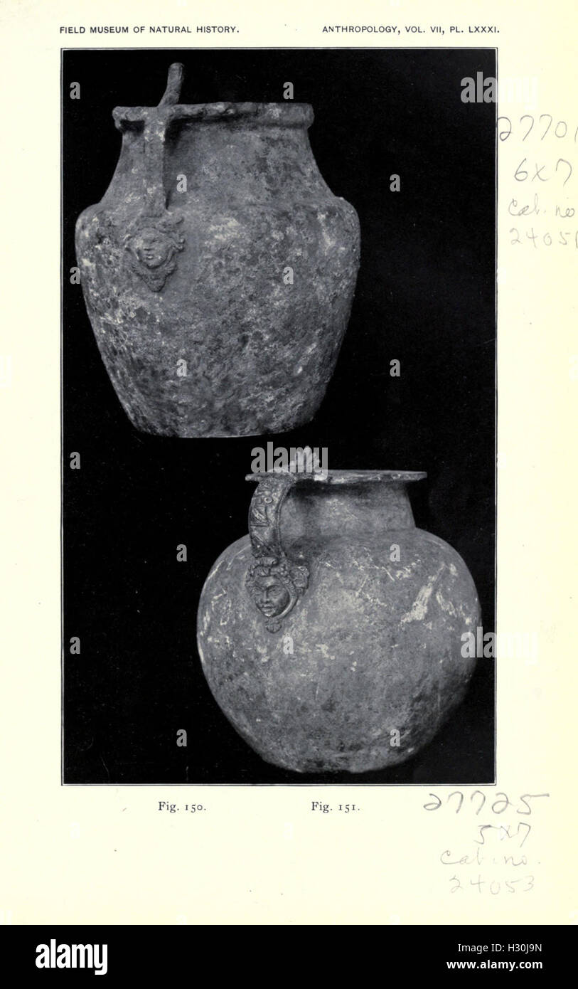 This catalog lists bronzes and other artifacts housed in the Field