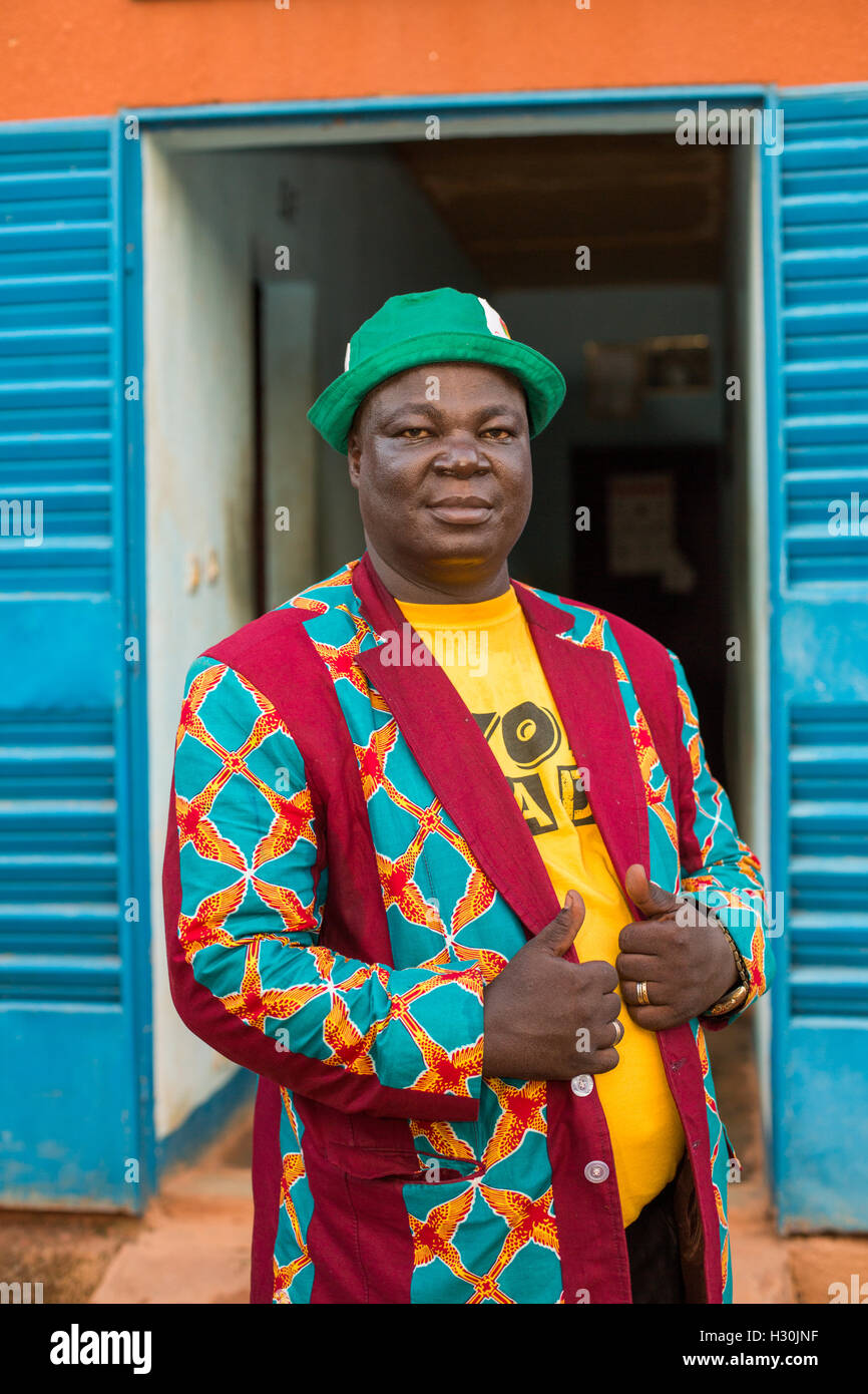 Portrait of a man in Burkina Faso, West Africa. Stock Photo