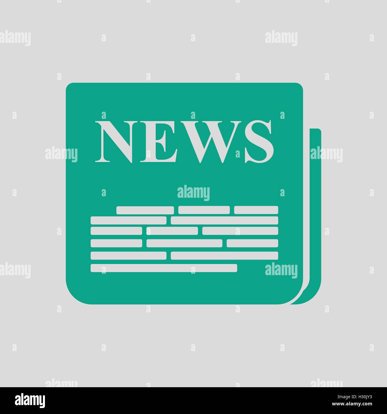 Newspaper icon. Gray background with green. Vector illustration Stock Vector Image & Art Alamy