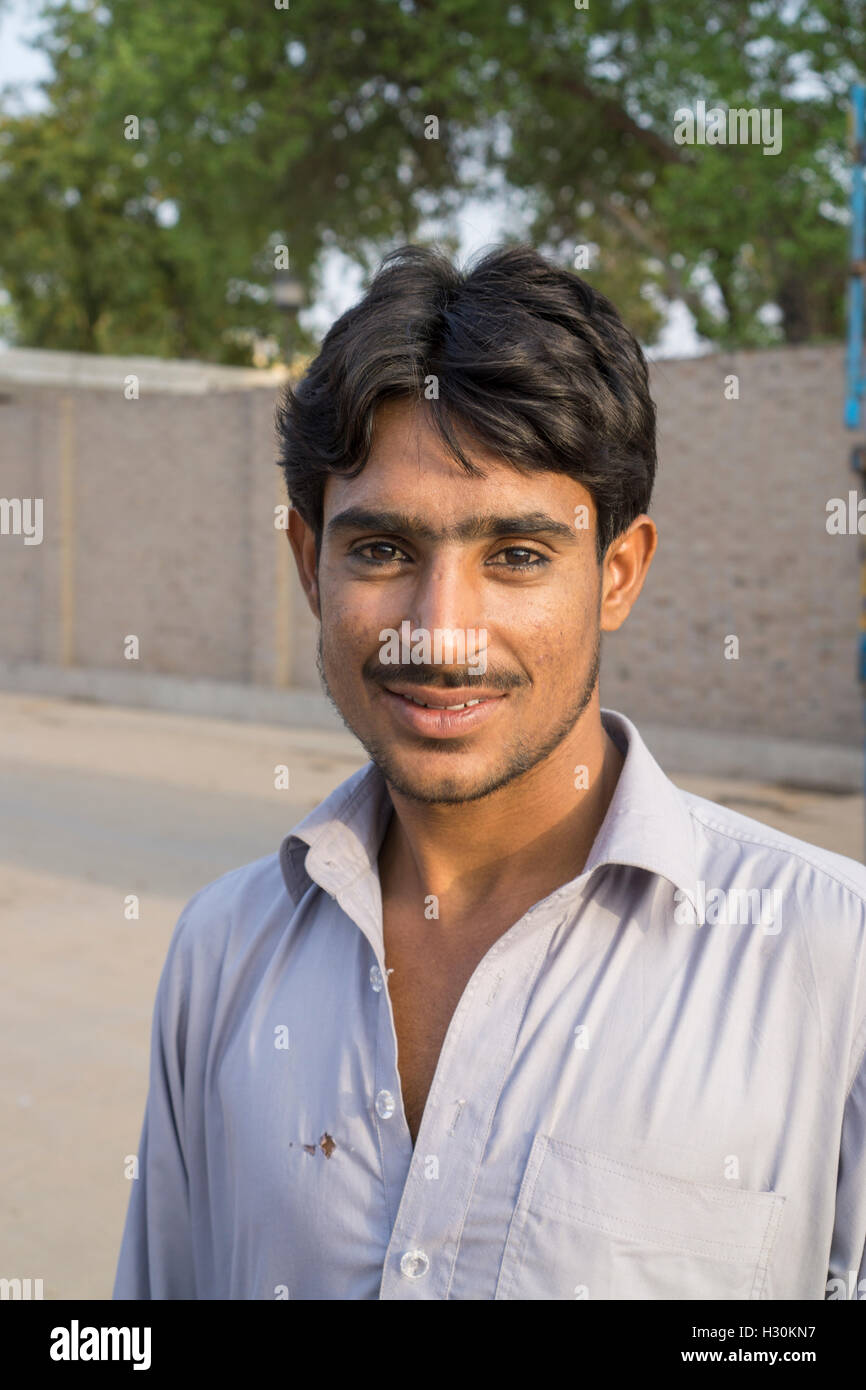 Portrait of a young Pakistani Man Multan Pakistan Stock Photo