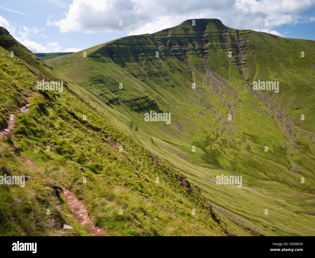 The Imposing North Face Of Pen Y Fan