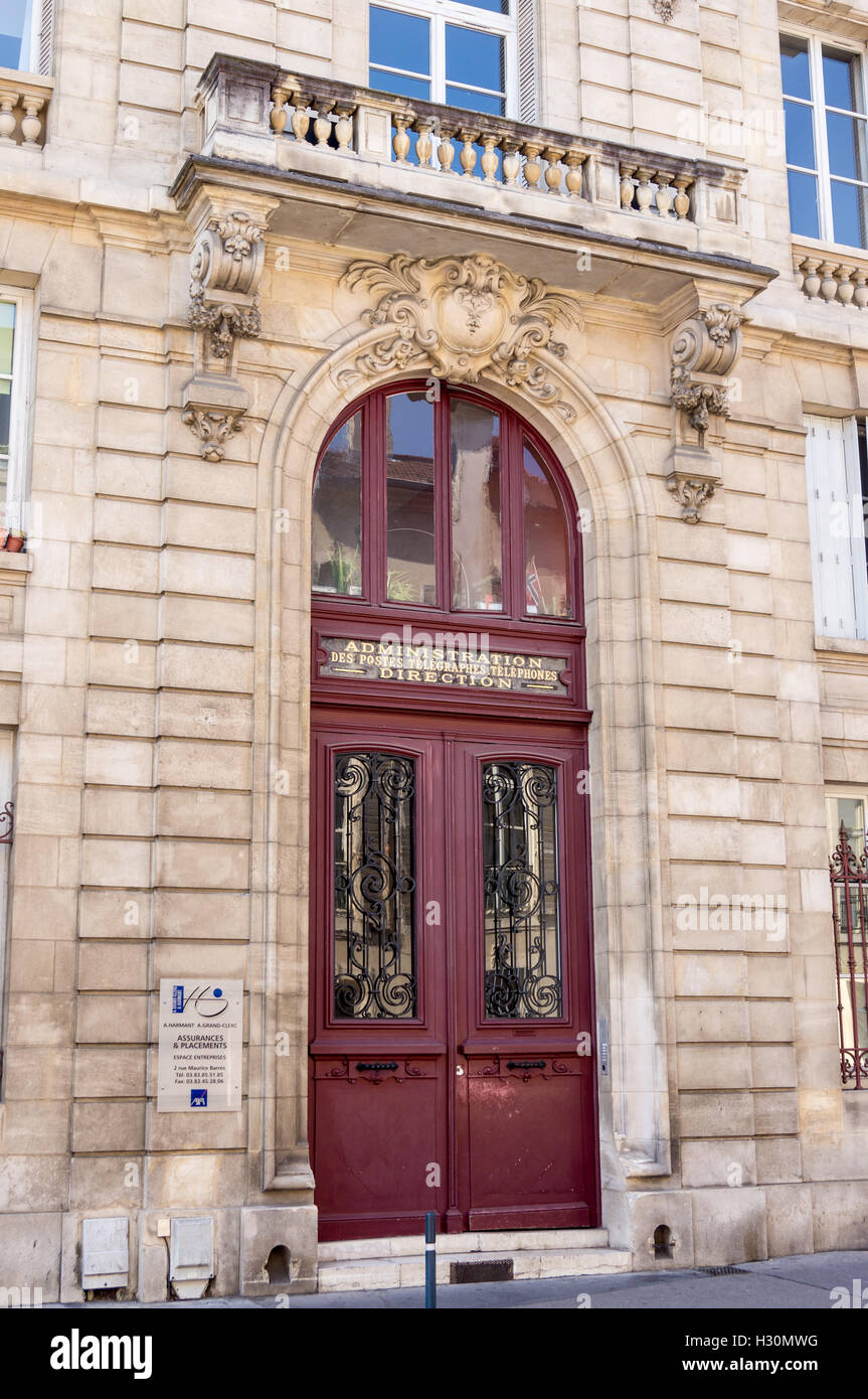 Former post office in Second Empire style, Rue Maurice Barres Nancy
