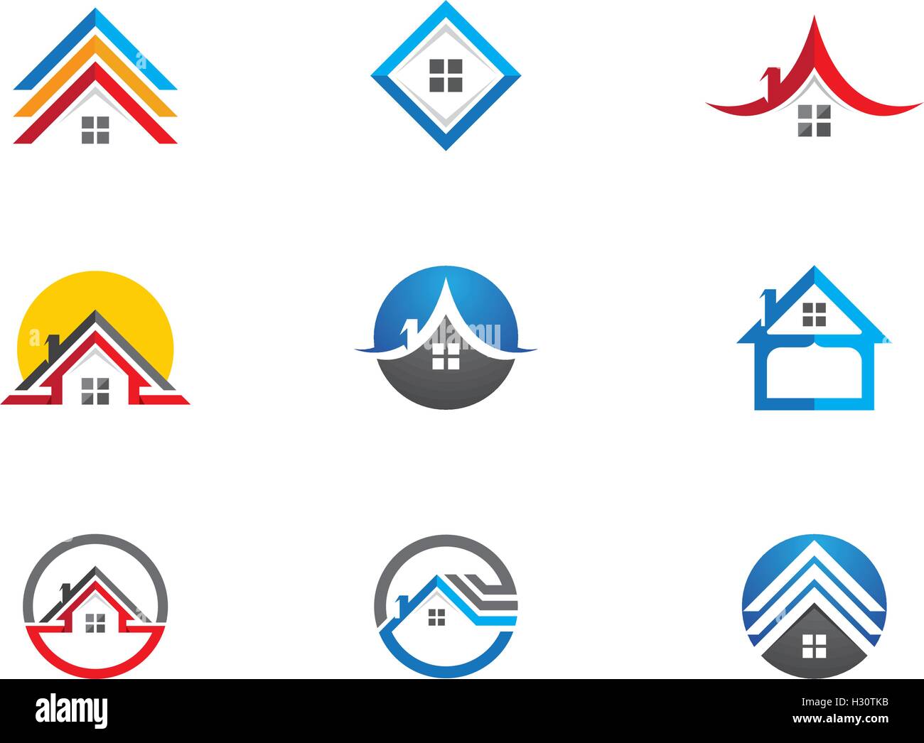 Property Logo Template Stock Vector Image & Art - Alamy