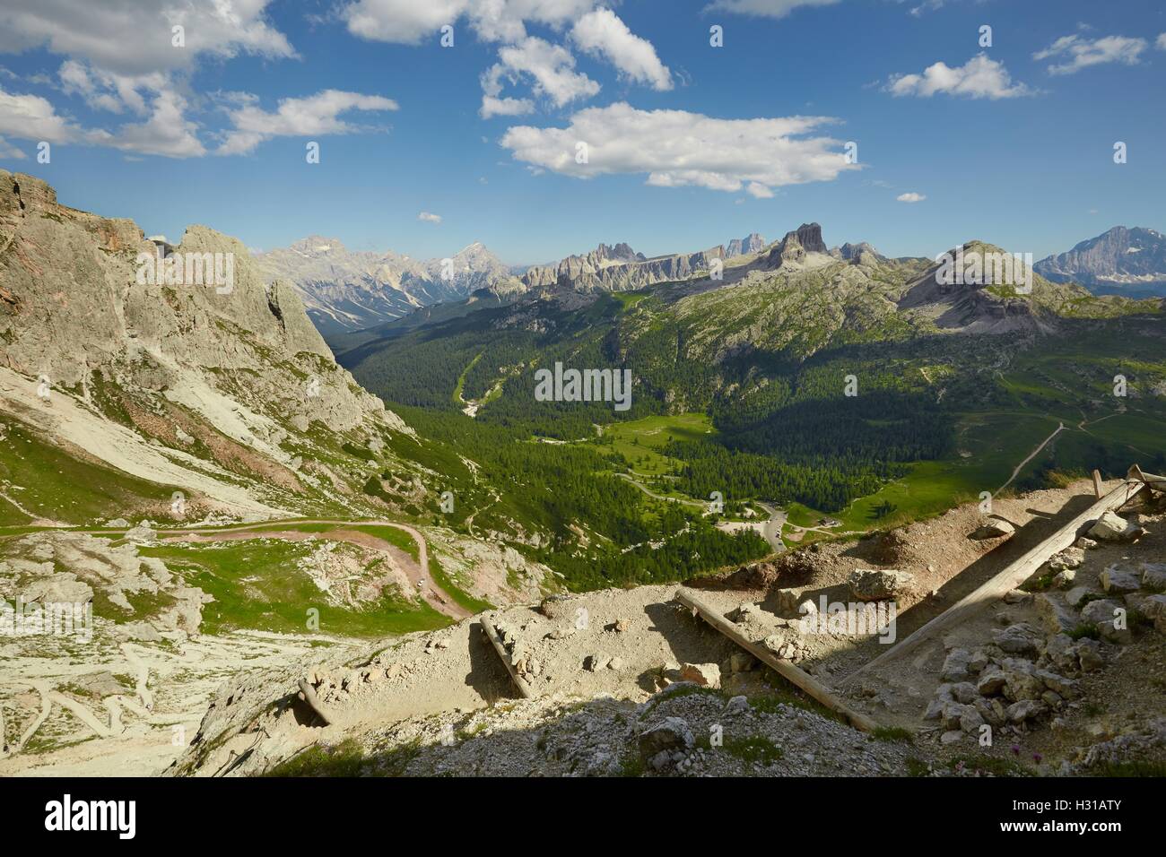 Dolomites Summer Landscape Stock Photo - Alamy