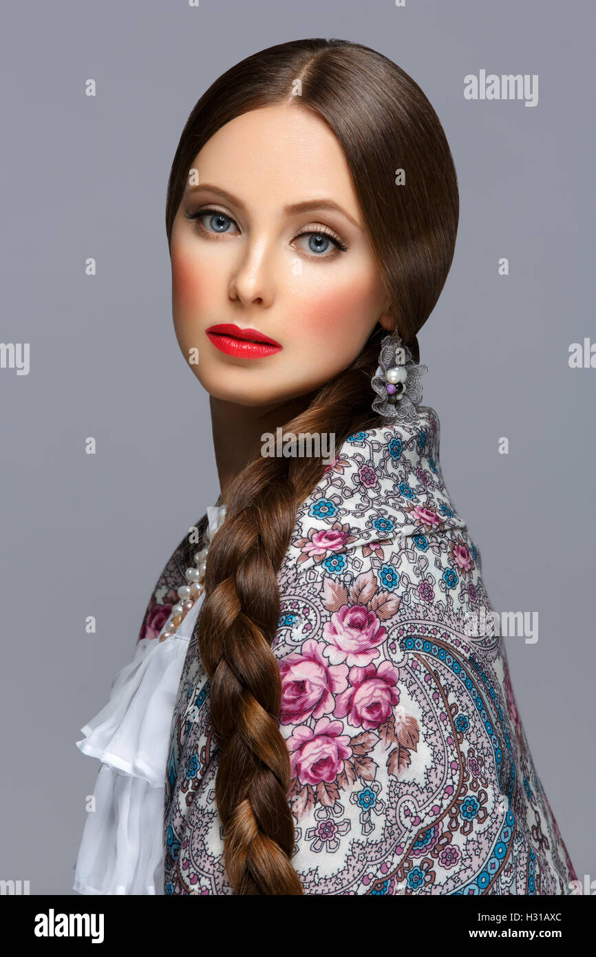 Russian girl hi-res stock photography and images - Alamy