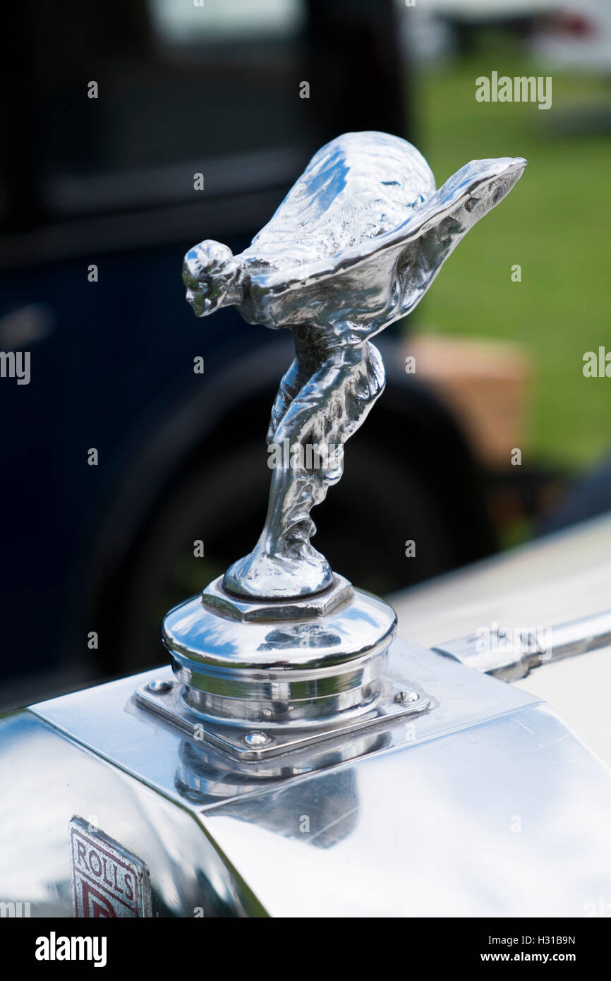 Rolls Royce Spirit of Ecstasy Figurine Stock Photo
