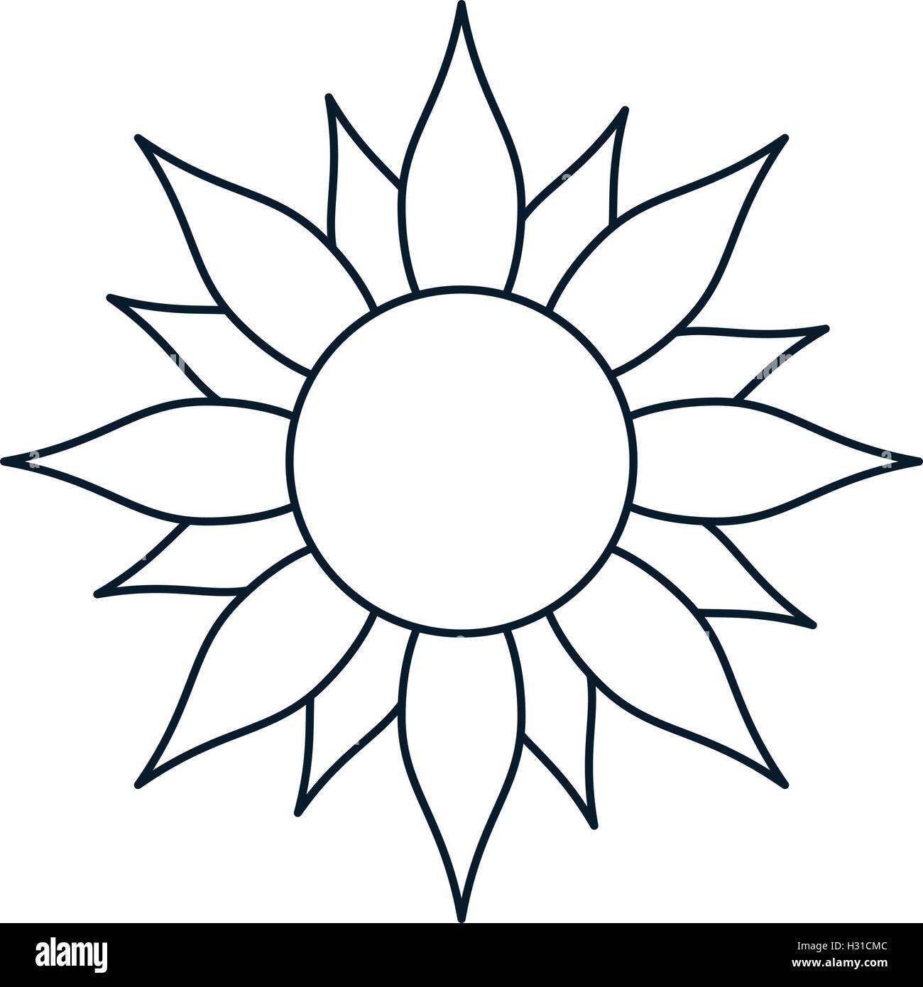 Isolated abstract sun design Stock Vector Image & Art - Alamy
