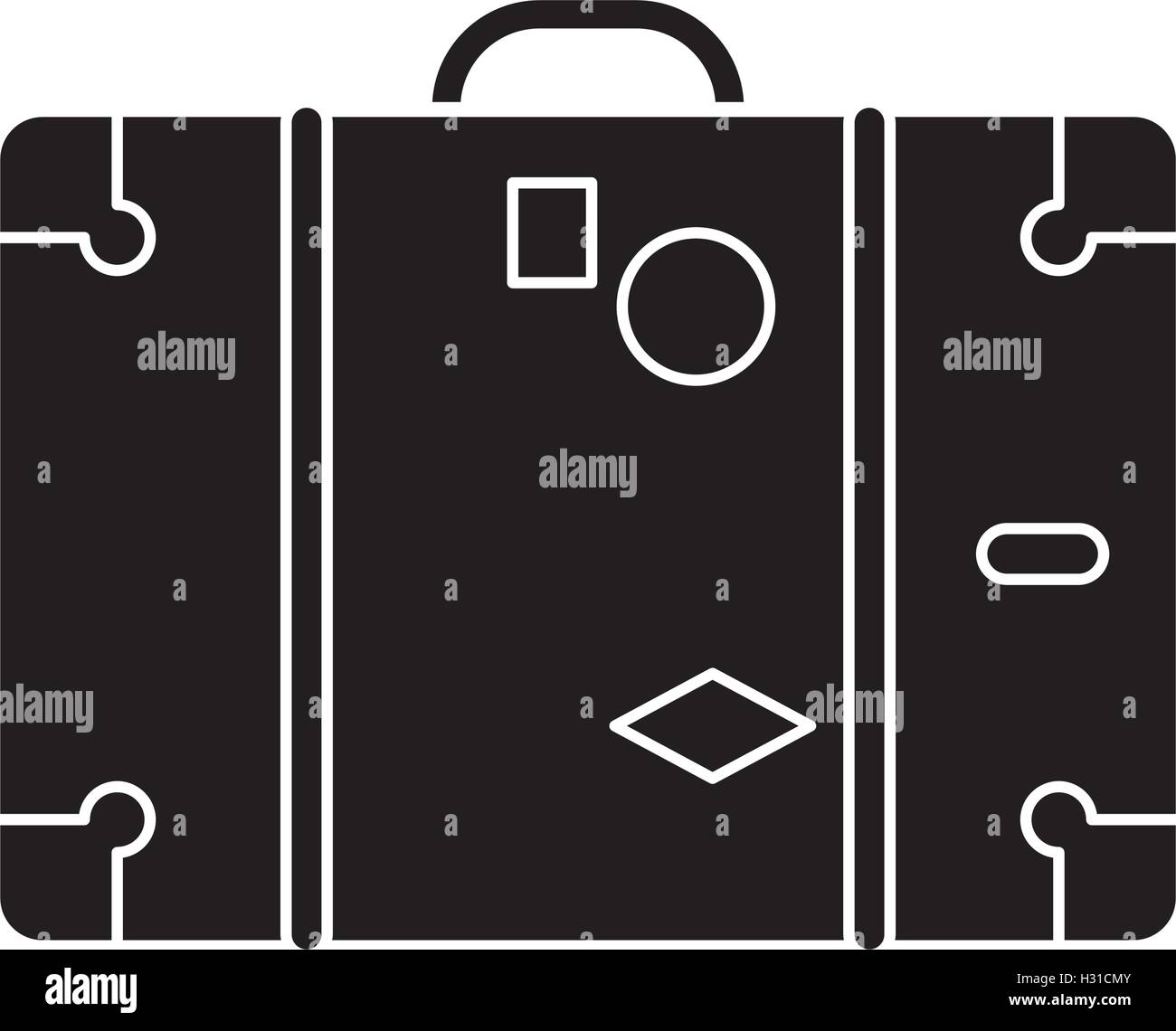 Isolated suitcase of baggage concept Stock Vector Image & Art Alamy