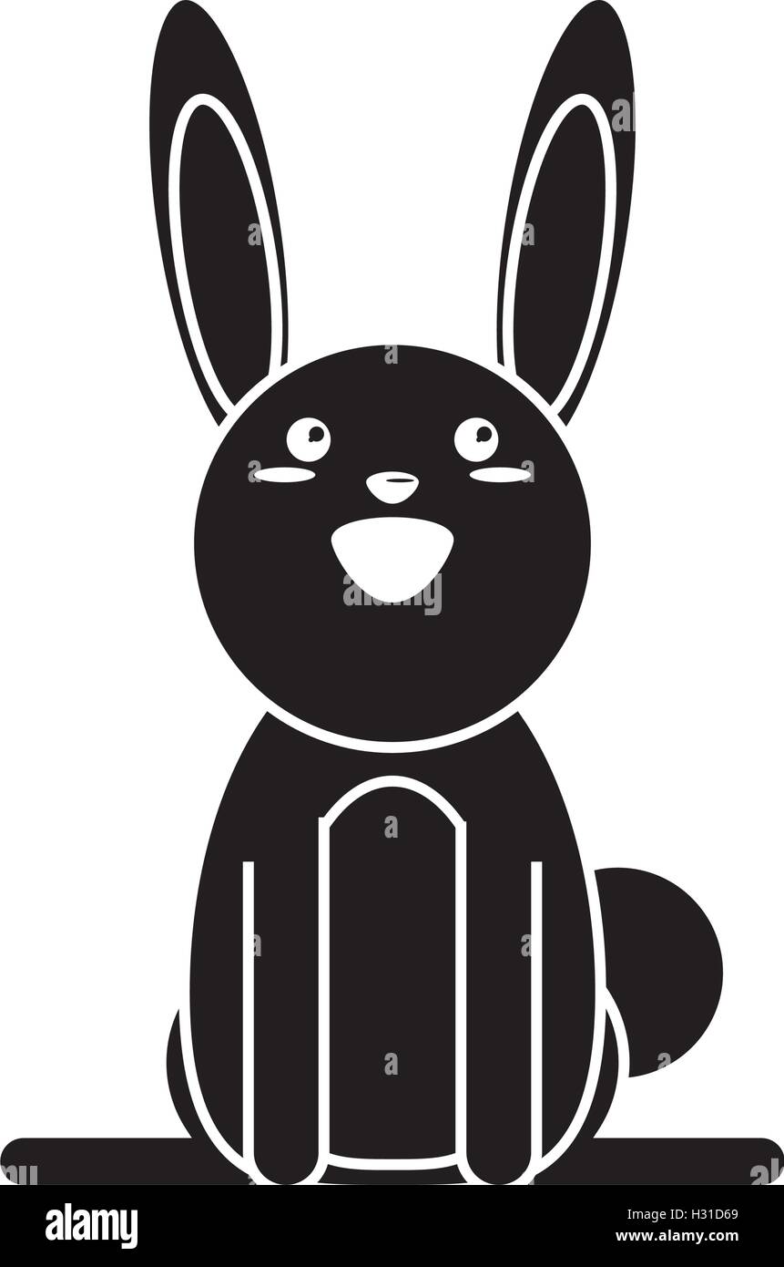 Isolated rabbit cartoon design Stock Vector Image & Art - Alamy