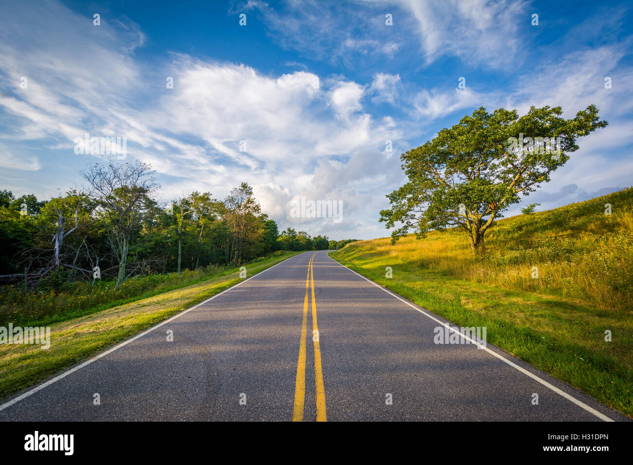 Skyline Drive, in Shenandoah National Park, Virginia. Stock Photo