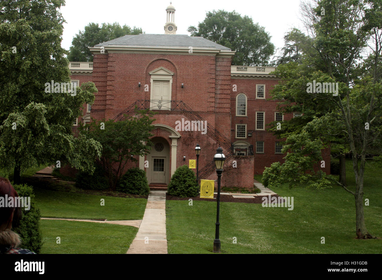 View of Randolph College campus in Lynchburg, Virginia, USA Stock Photo