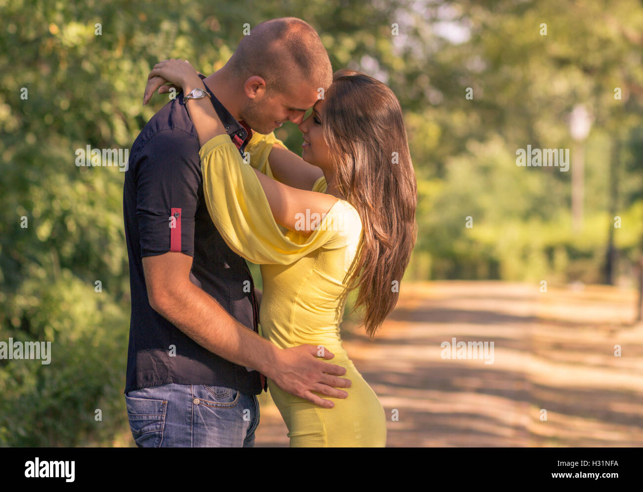 Two people touching close up hi-res stock photography and images - Alamy