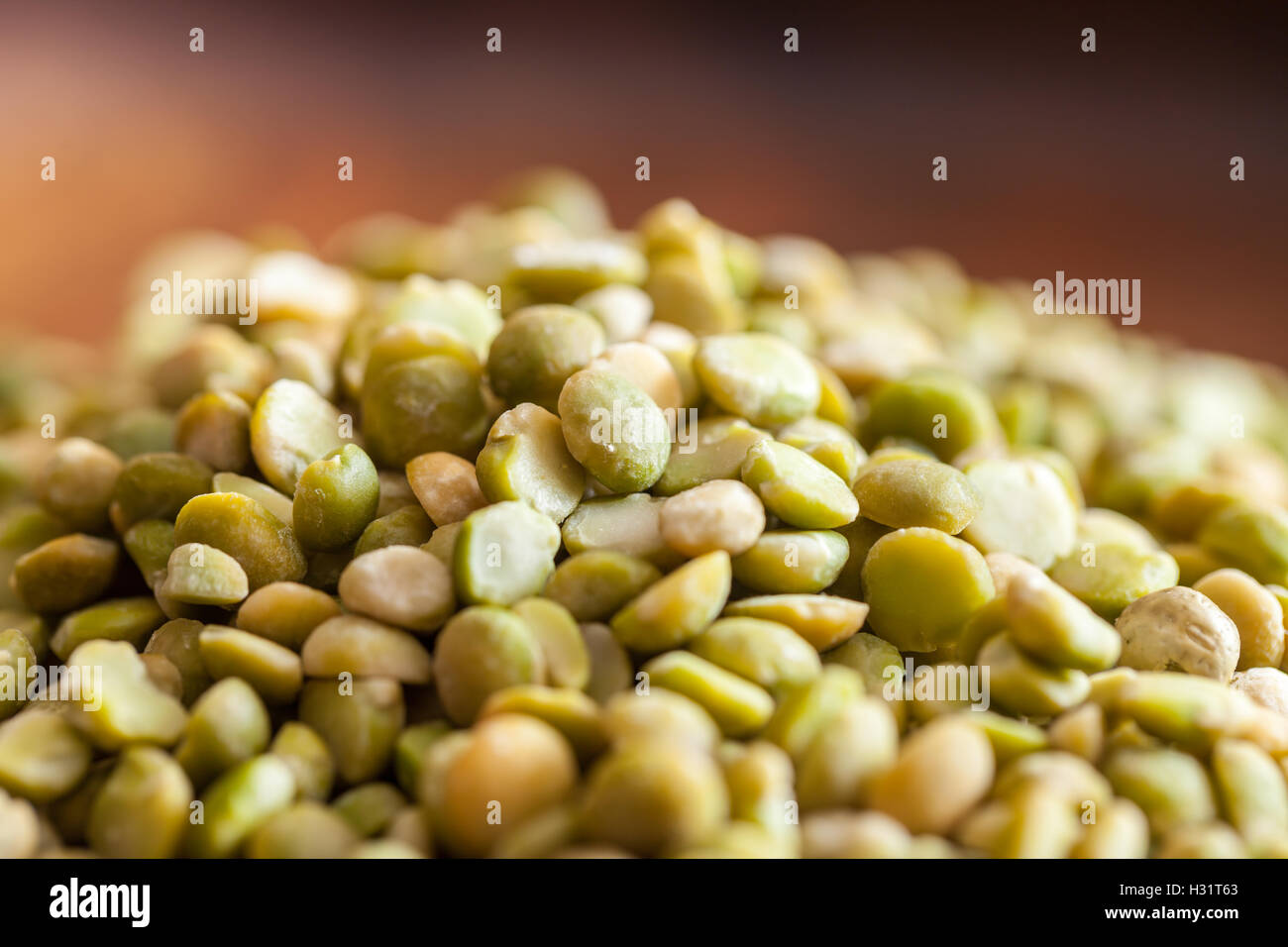 Green Split Peas Stock Photo Alamy