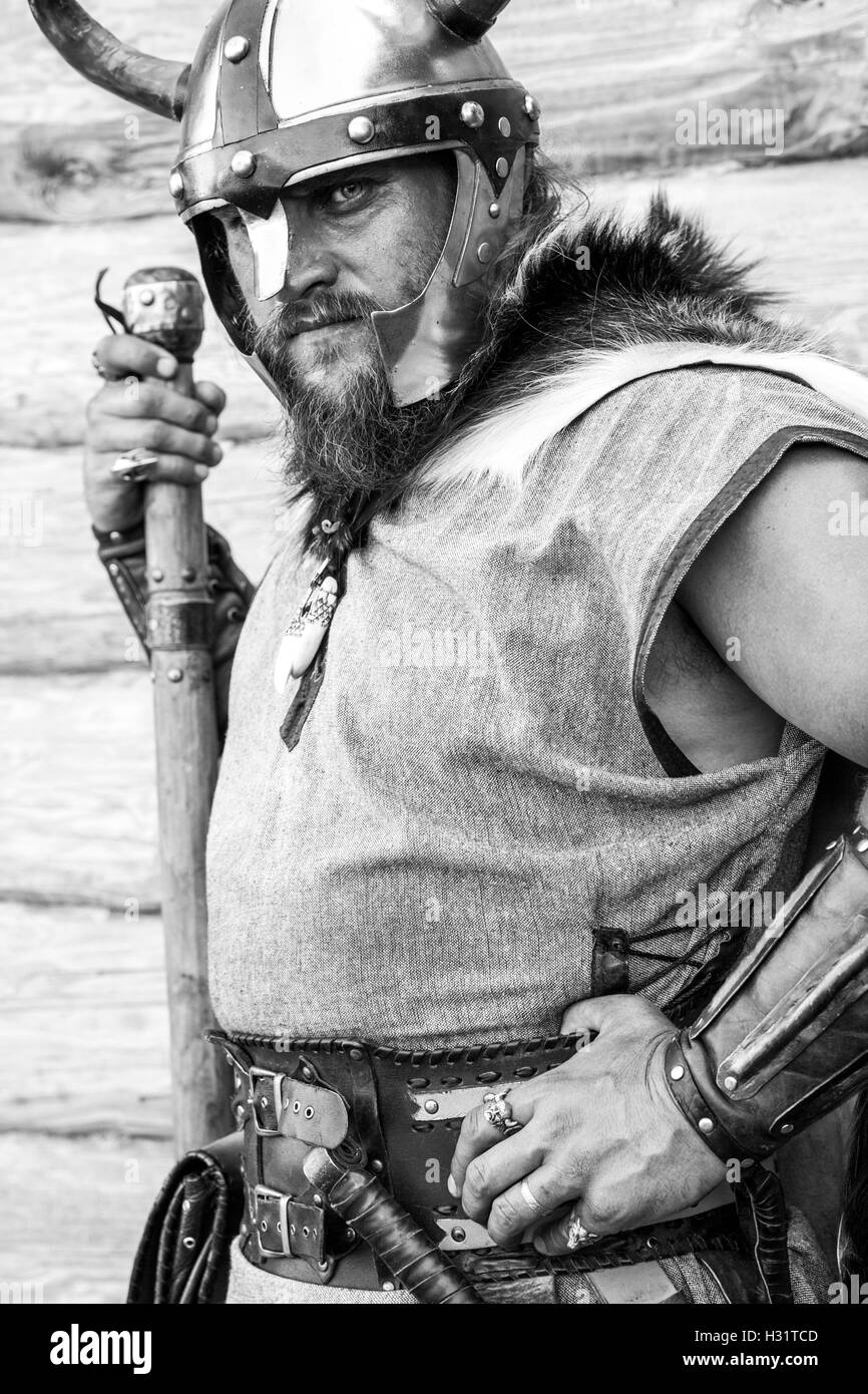 Viking warrior Black and White Stock Photos & Images Alamy