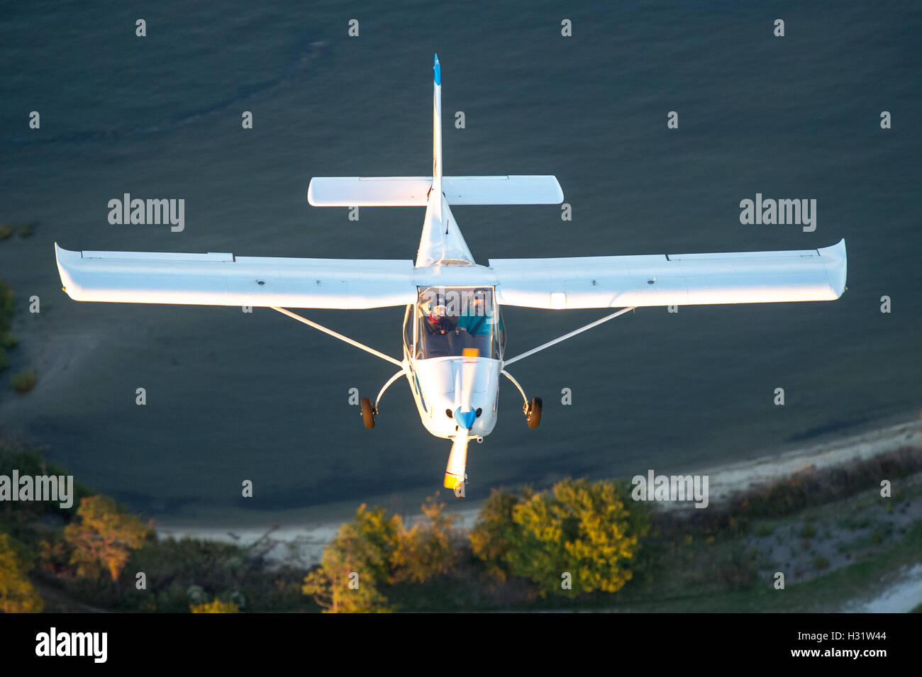 Chesapeake Sport pilot aircraft, Technam Eaglet, RV-12 Stock Photo