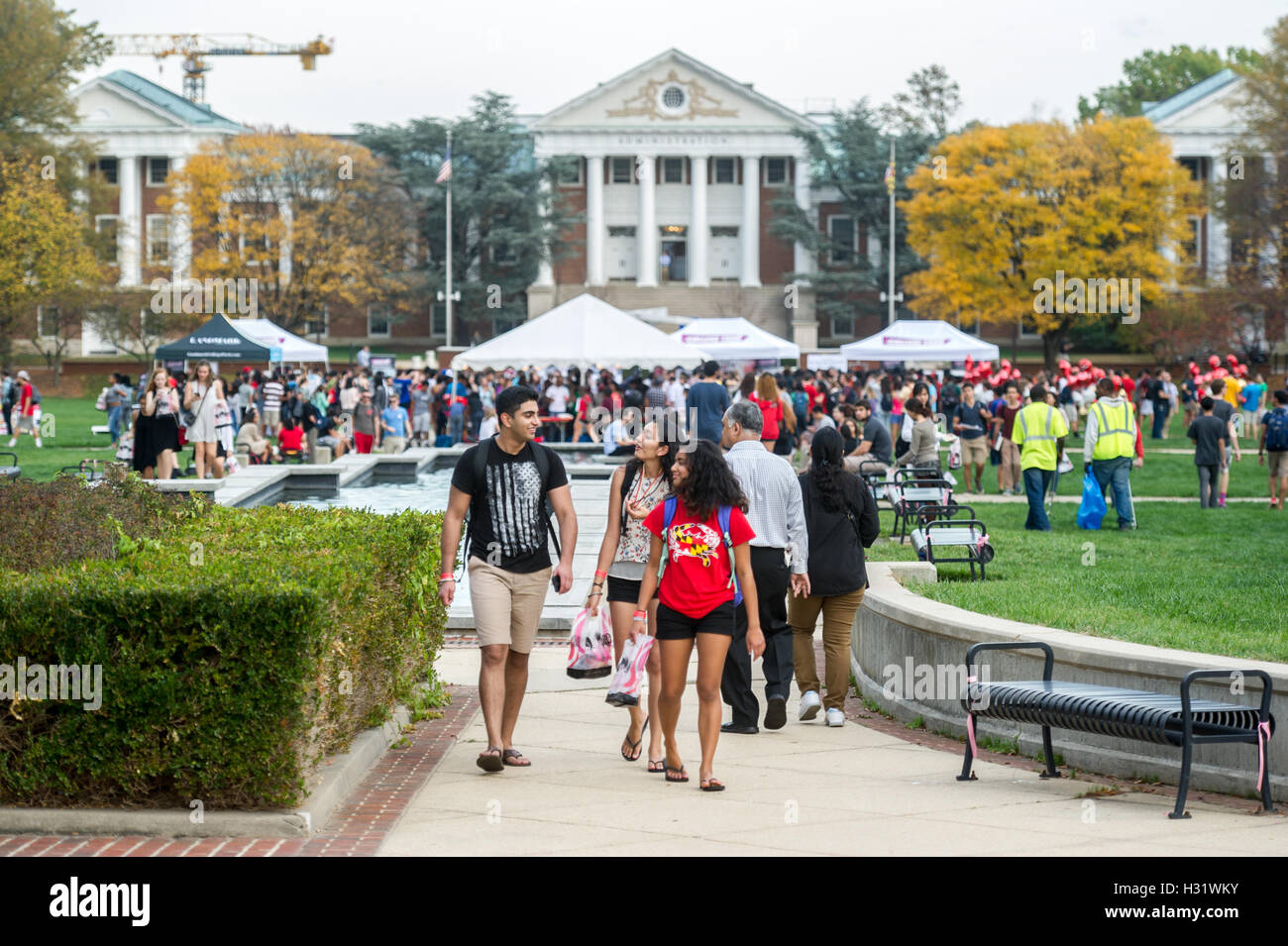 Students University of Maryland in College Park, Maryland