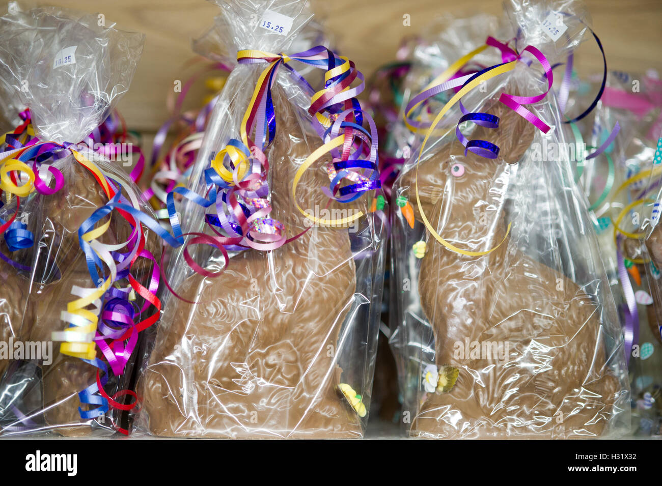 Chocolate Easter Bunnies Stock Photo