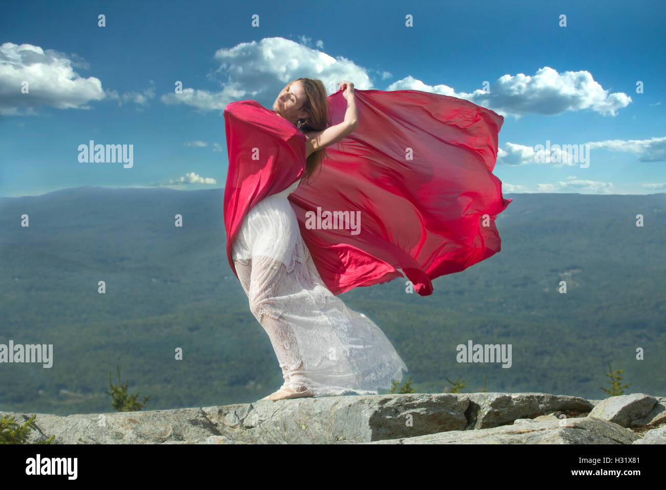 Fabric wind dance hi-res stock photography and images - Alamy