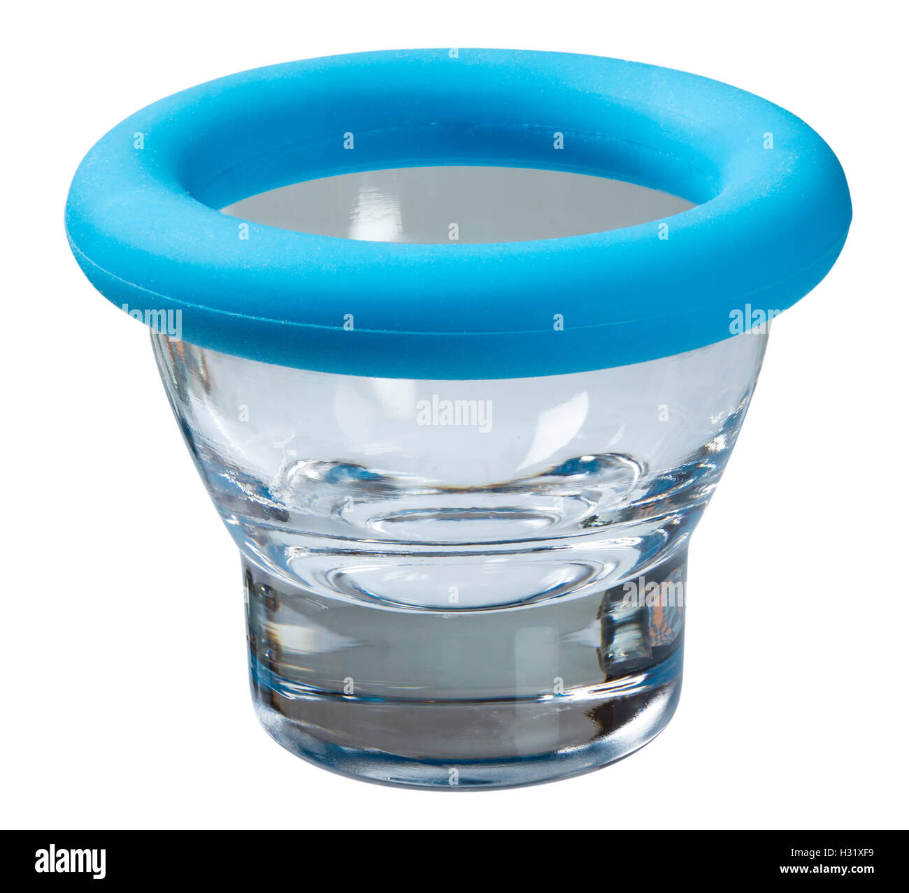 Eggcup isolated on white background. The image is a cut out with a clipping path and is in full focus, front to back. Stock Photo