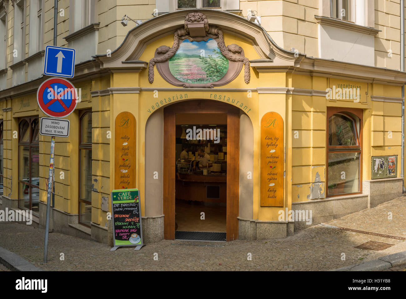 Liberec Old Market town Reichenberg Czech Republic Stock Photo