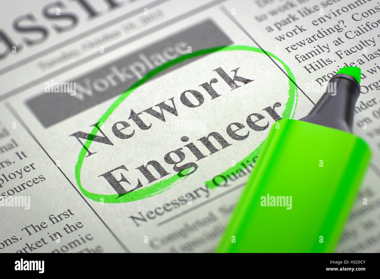 Network engineer wanted 3d hires stock photography and images Alamy