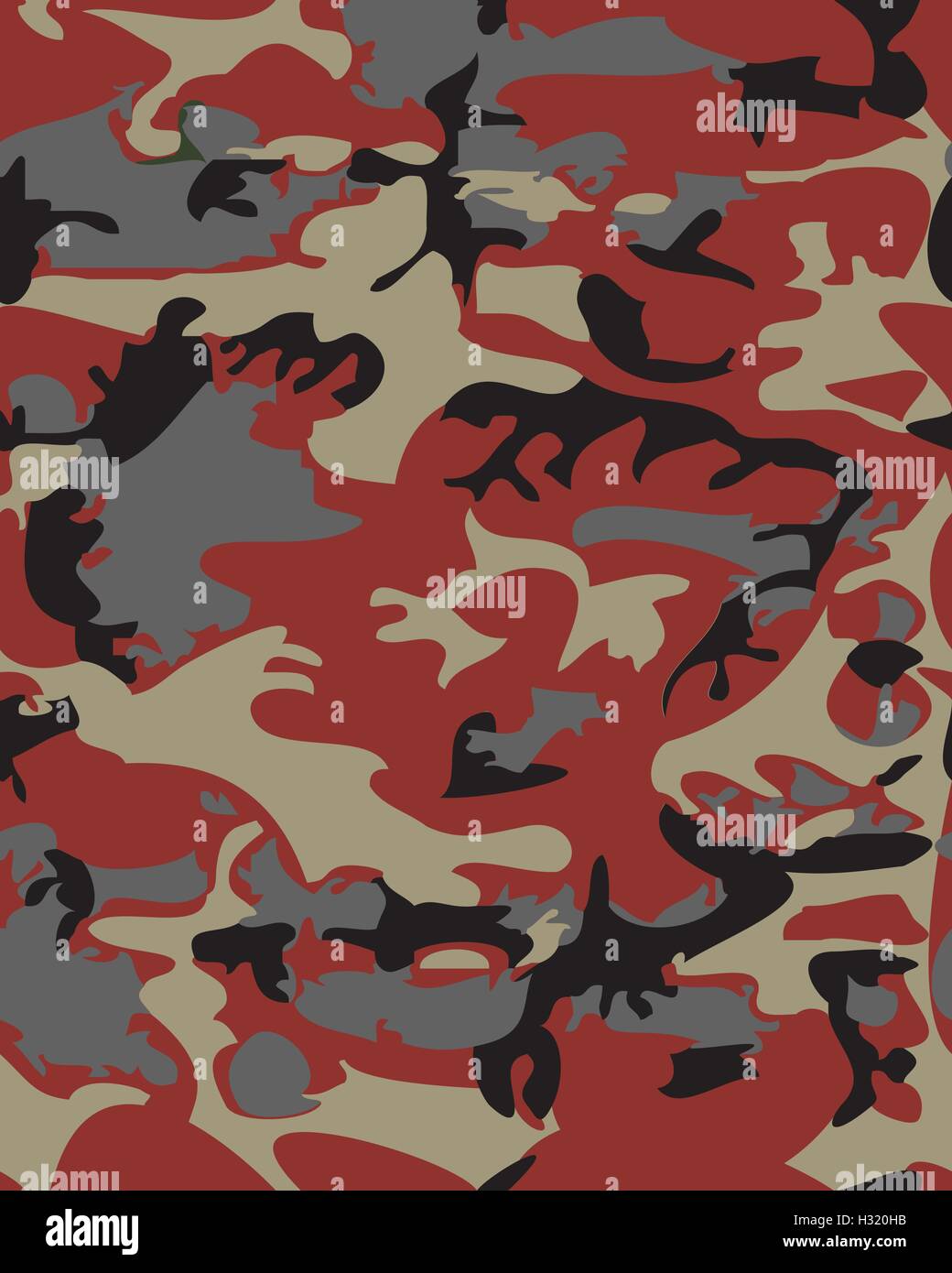 Red Black Gray Sexy Camouflage – Pattern Crew