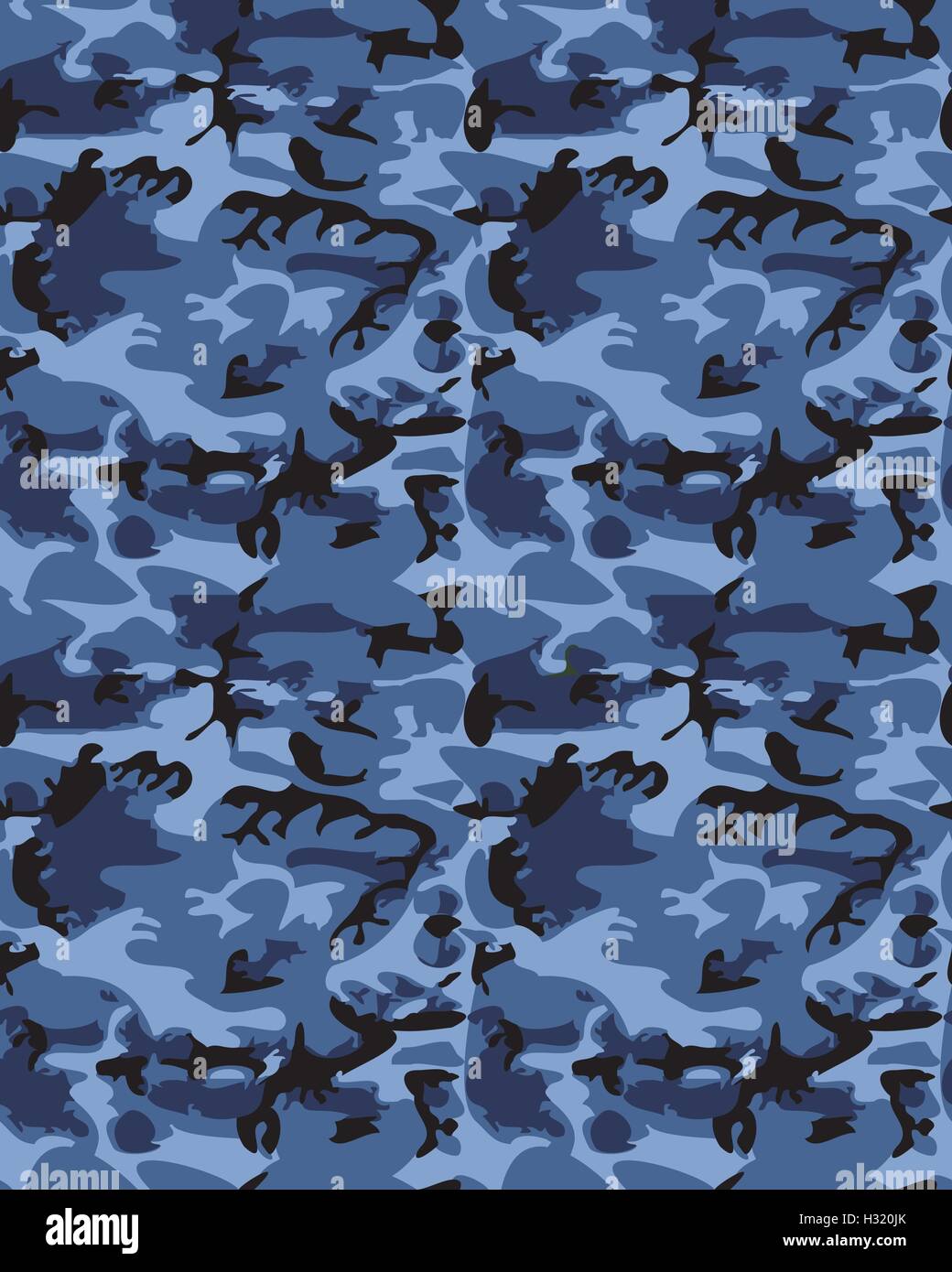 Camouflage pattern background seamless vector illustration. Classic ...