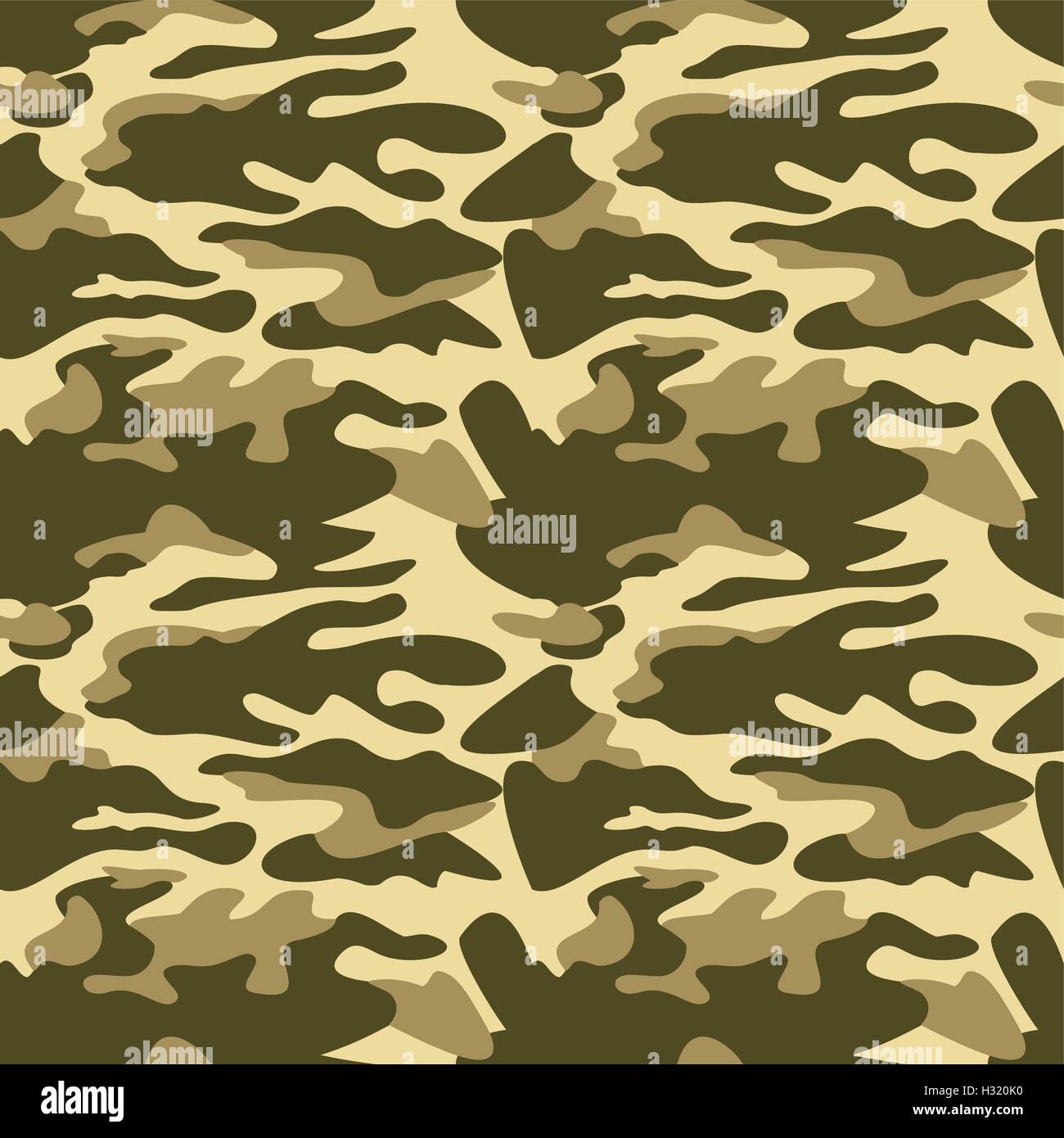 Camouflage pattern background seamless vector illustration. Classic ...