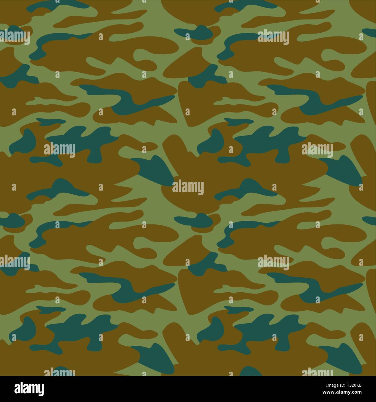 Camouflage pattern background seamless vector illustration. Classic ...