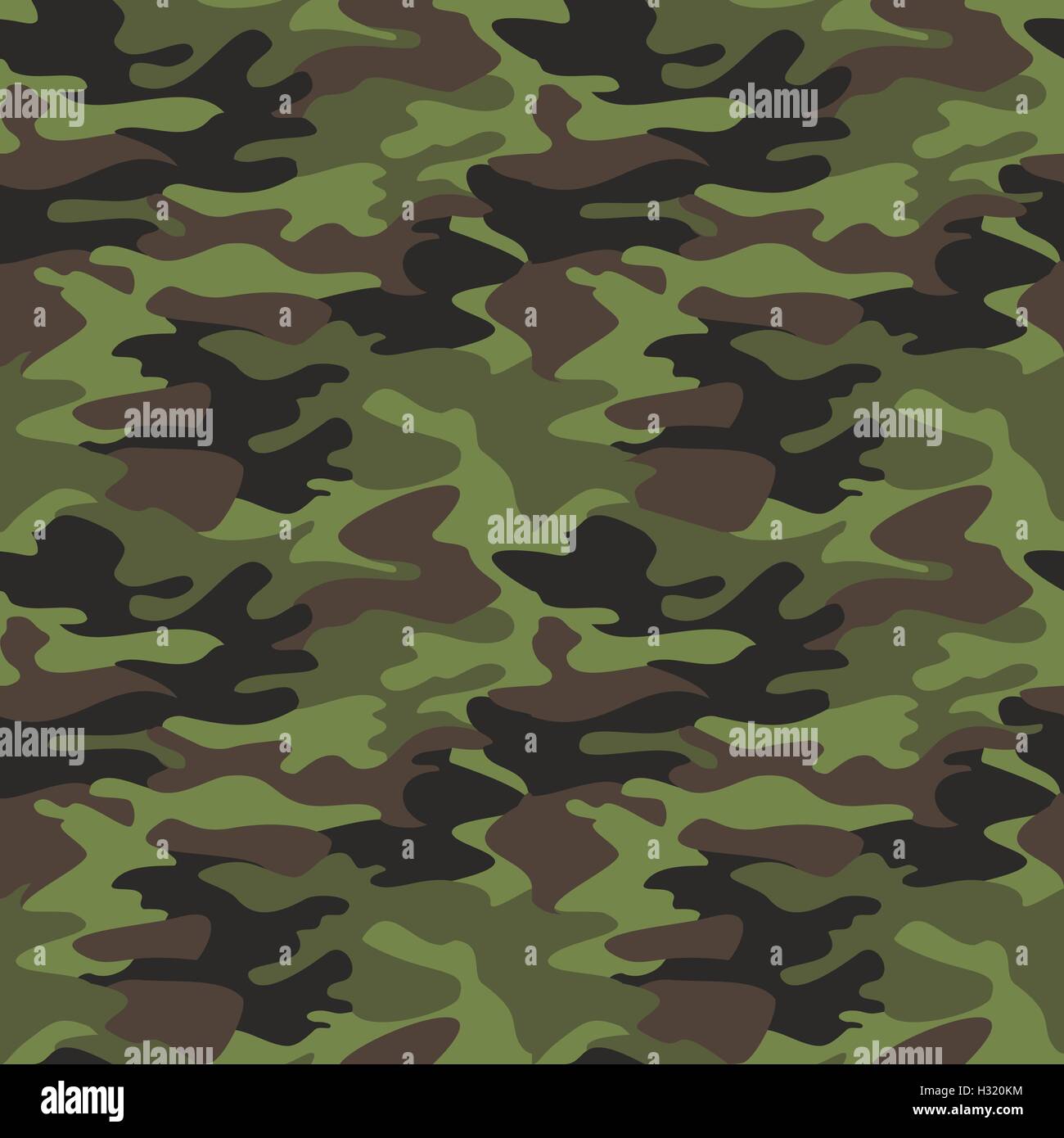 Camouflage pattern background seamless vector illustration. Classic ...