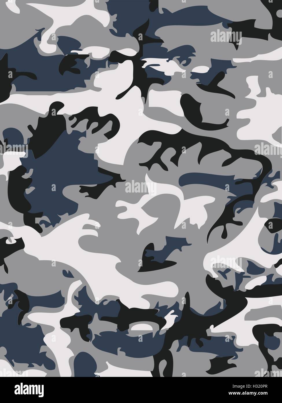 Camouflage pattern background seamless vector illustration. Classic ...