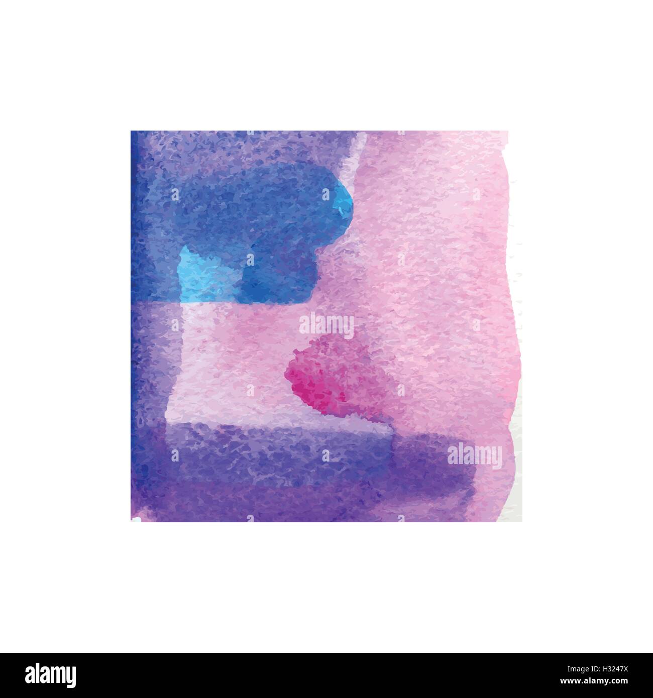 Colorful vector abstract watercolor hand paint texture isolated on ...