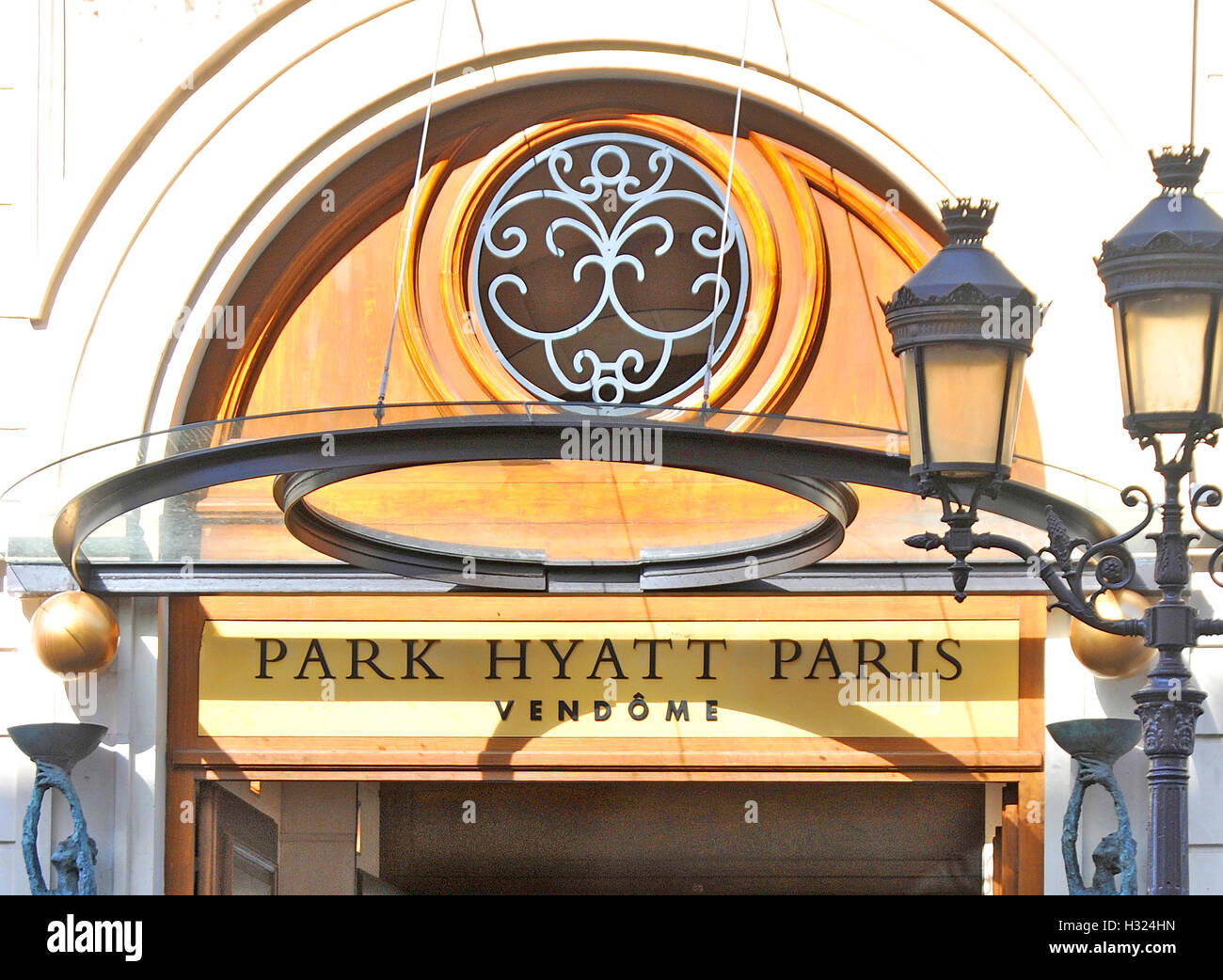 Park Hyatt Paris Vendome hotel rue de la Paix Paris France Stock Photo