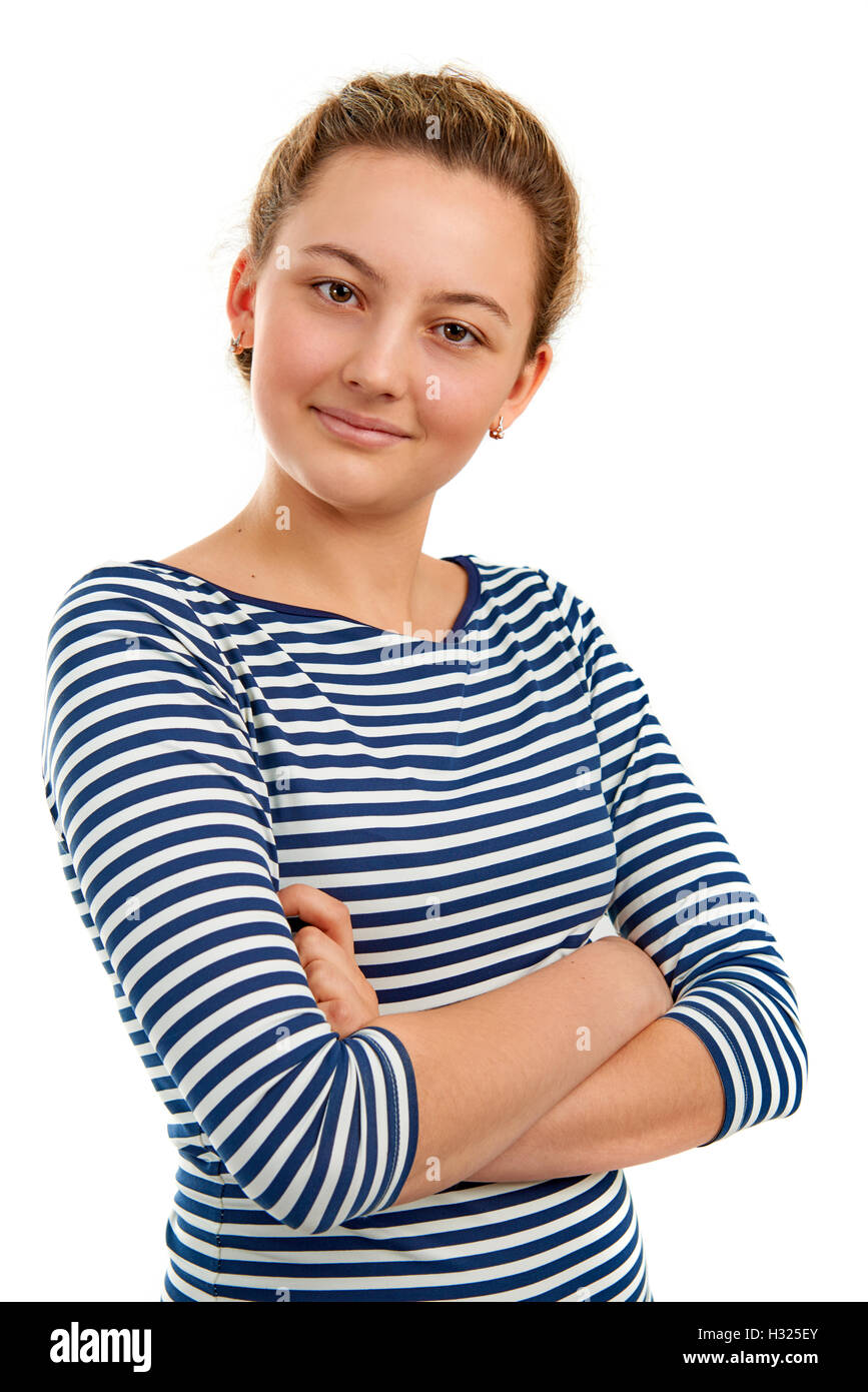 Portrait of a beautiful smiling young woman Stock Photo