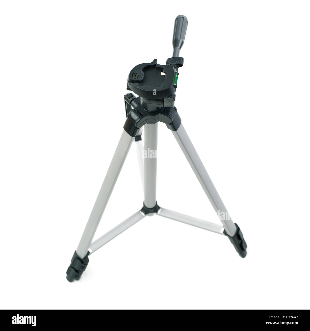 Camera tripod over isolated white background Stock Photo - Alamy
