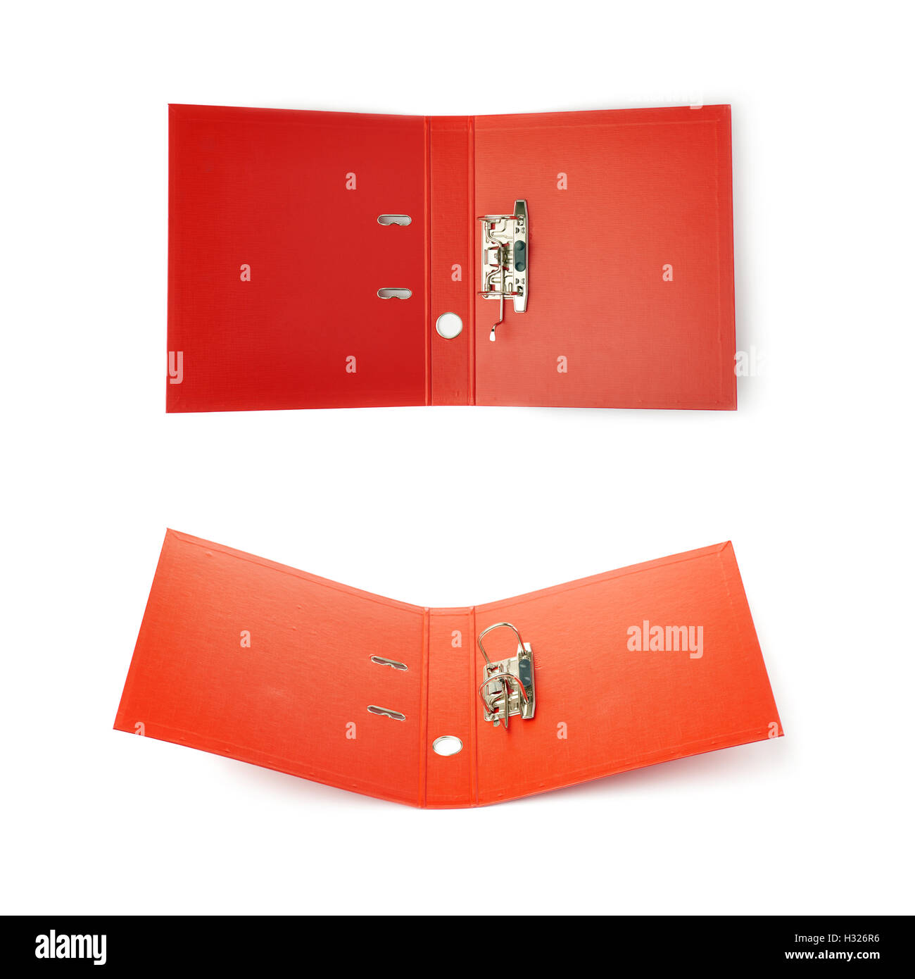 Set of Office folder isolated over the white background Stock Photo - Alamy