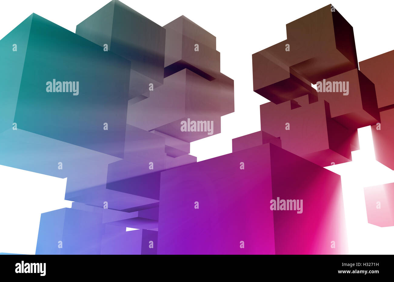 3D Business Background Stock Photo - Alamy