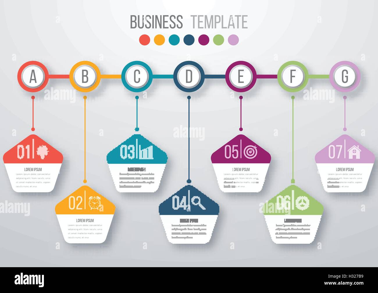 Timeline infographics template Stock Vector Image & Art - Alamy