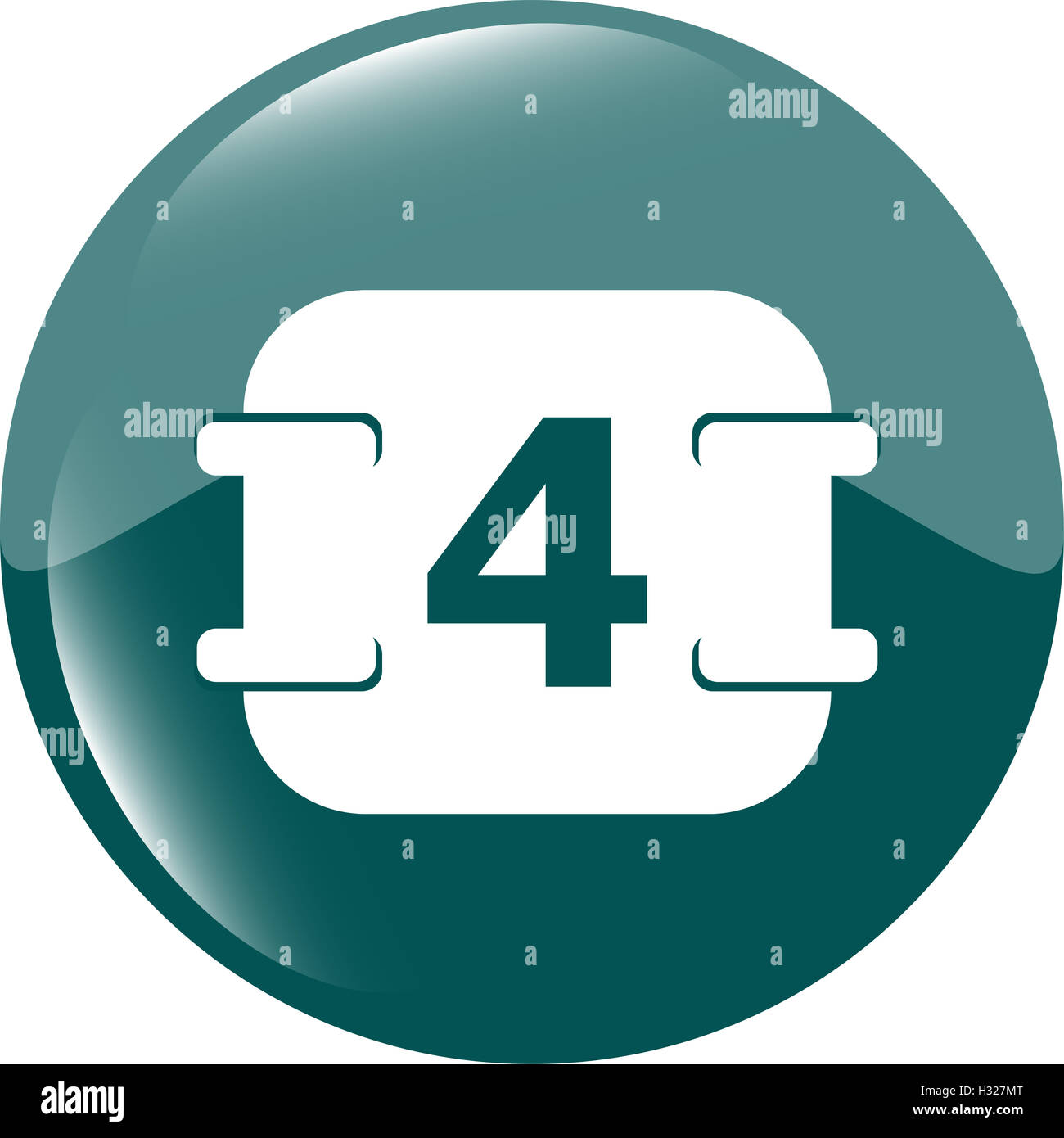 calendar button (icon) over white background Stock Photo - Alamy