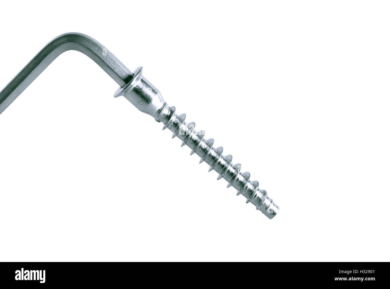 Screw And Wrench Stock Photo